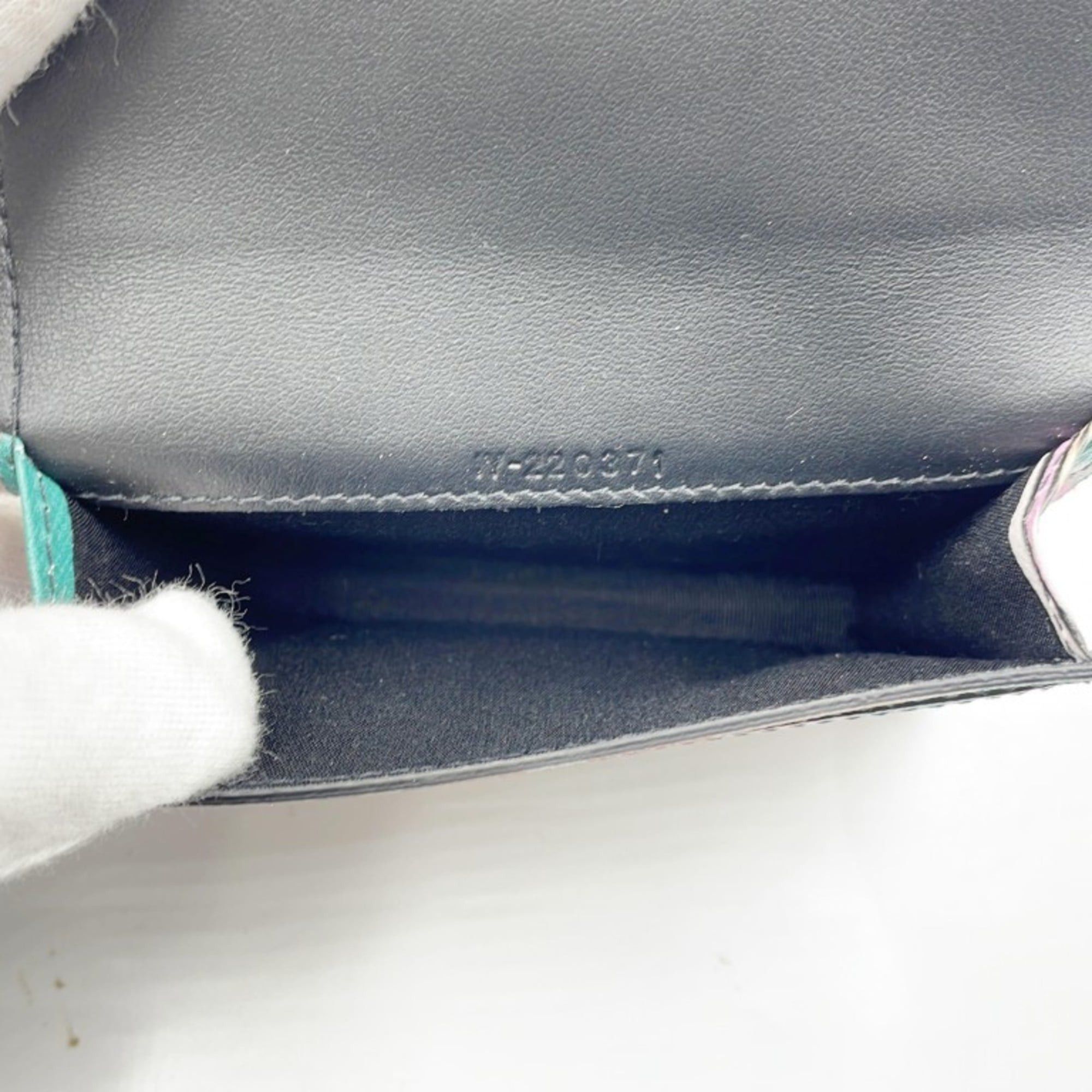 Salvatore Ferragamo Salvatore Ferragamo Gancini Business Card Case IY22 0371 Multicolor Leather Women's Size ONE SIZE - 7 Thumbnail