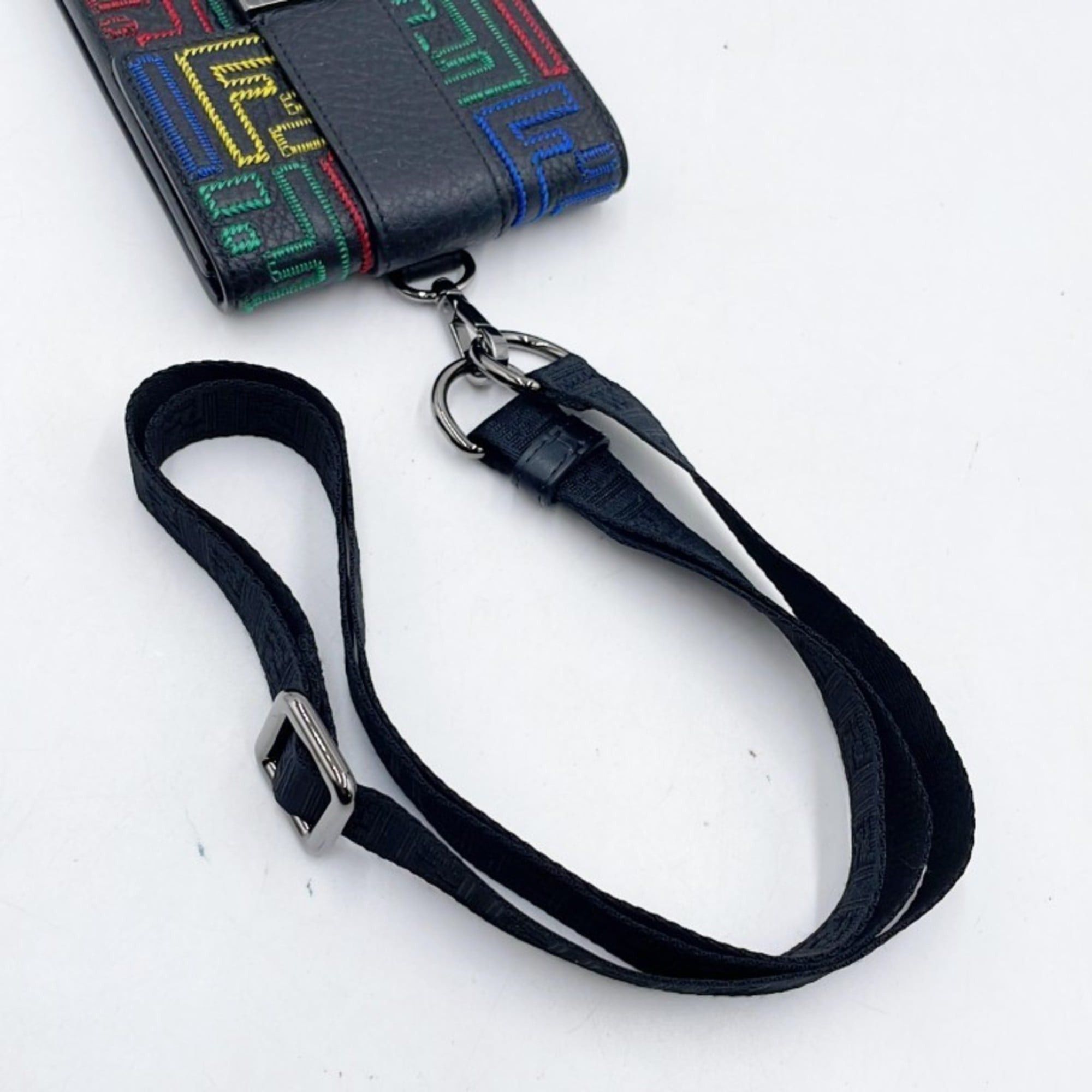 Fendi FENDI Zucca Phone Holder 7AS120 Shoulder Bag in Multicolor Leather for Men and Women Size ONE SIZE - 5 Thumbnail
