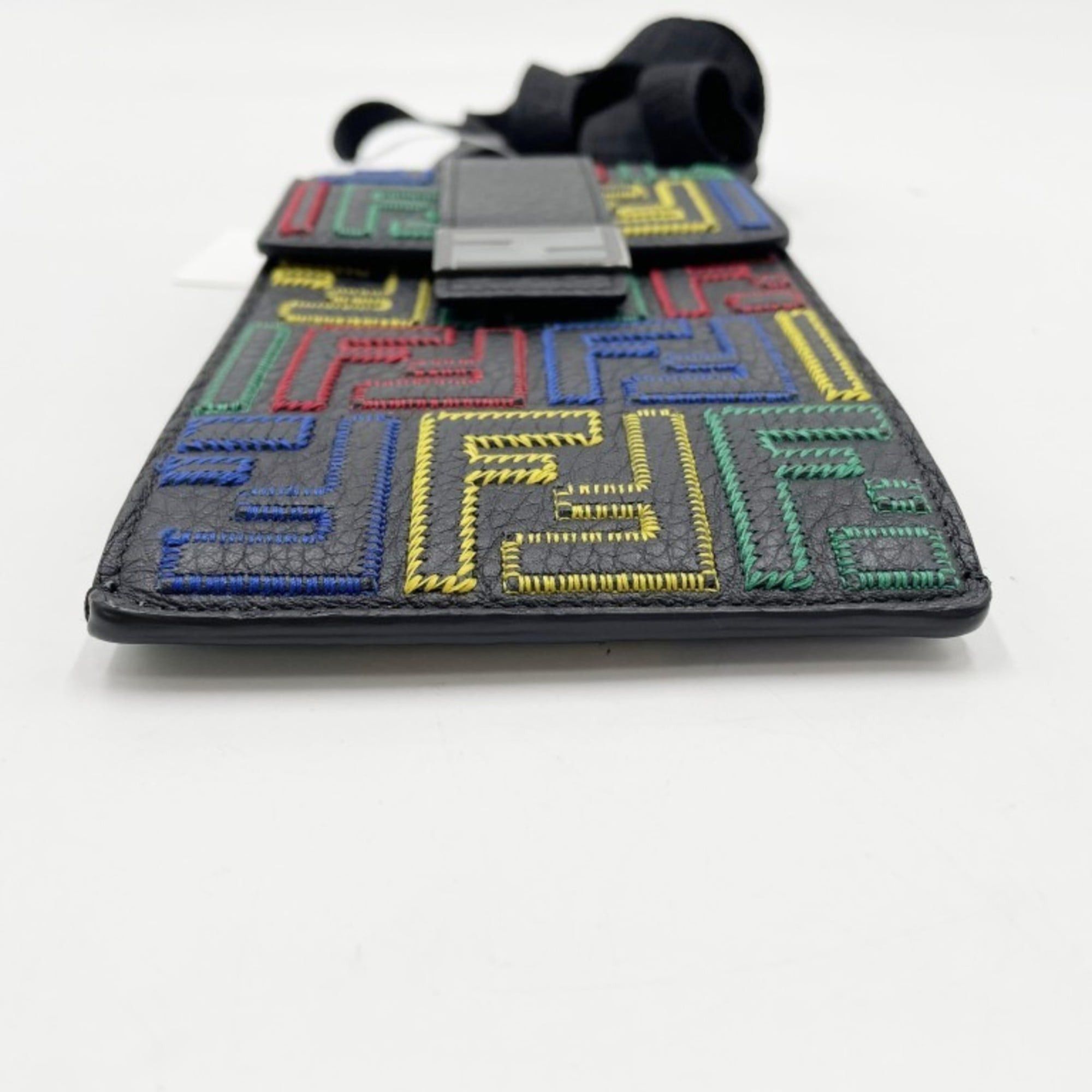 Fendi FENDI Zucca Phone Holder 7AS120 Shoulder Bag in Multicolor Leather for Men and Women Size ONE SIZE - 3 Thumbnail