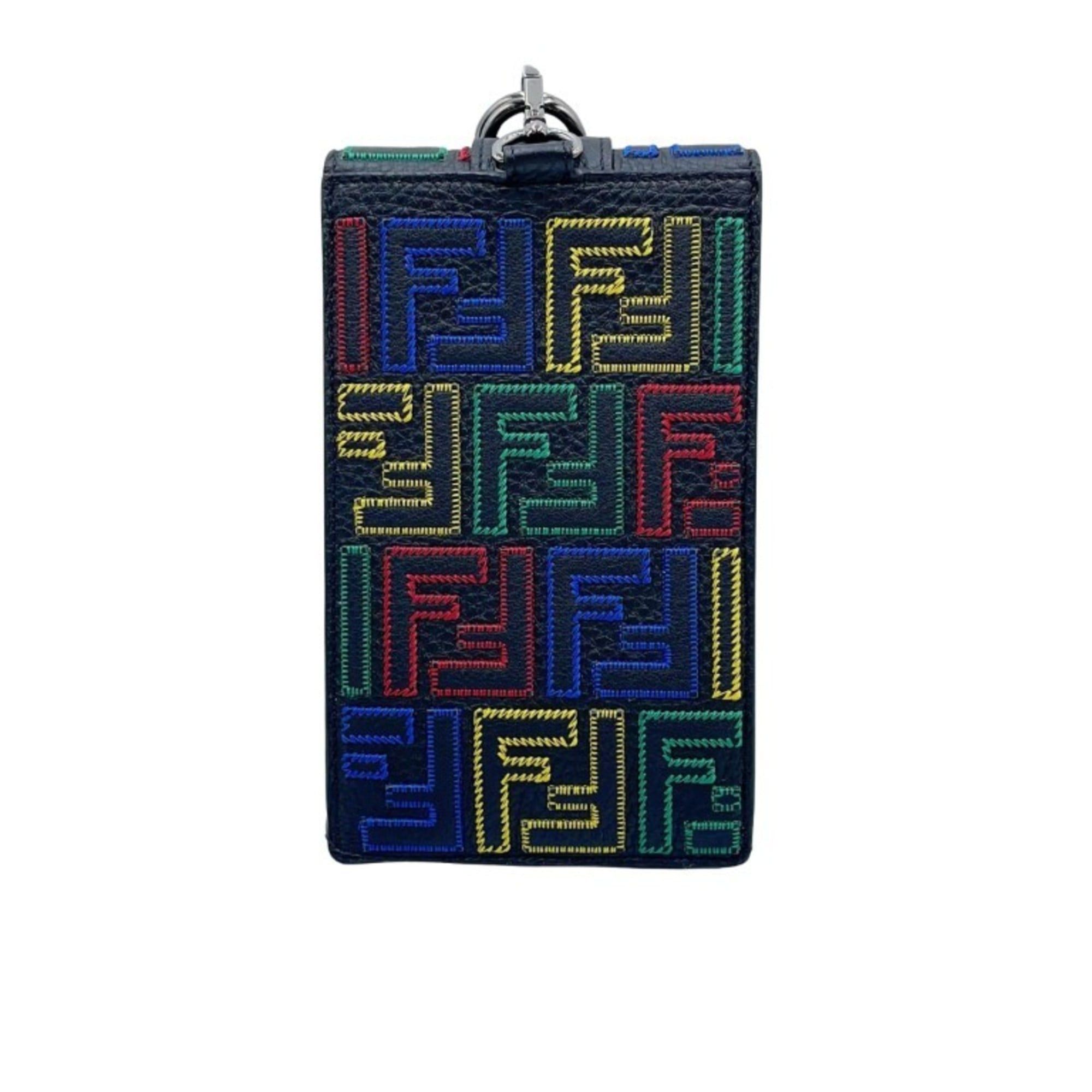 Fendi FENDI Zucca Phone Holder 7AS120 Shoulder Bag in Multicolor Leather for Men and Women Size ONE SIZE - 2 Thumbnail