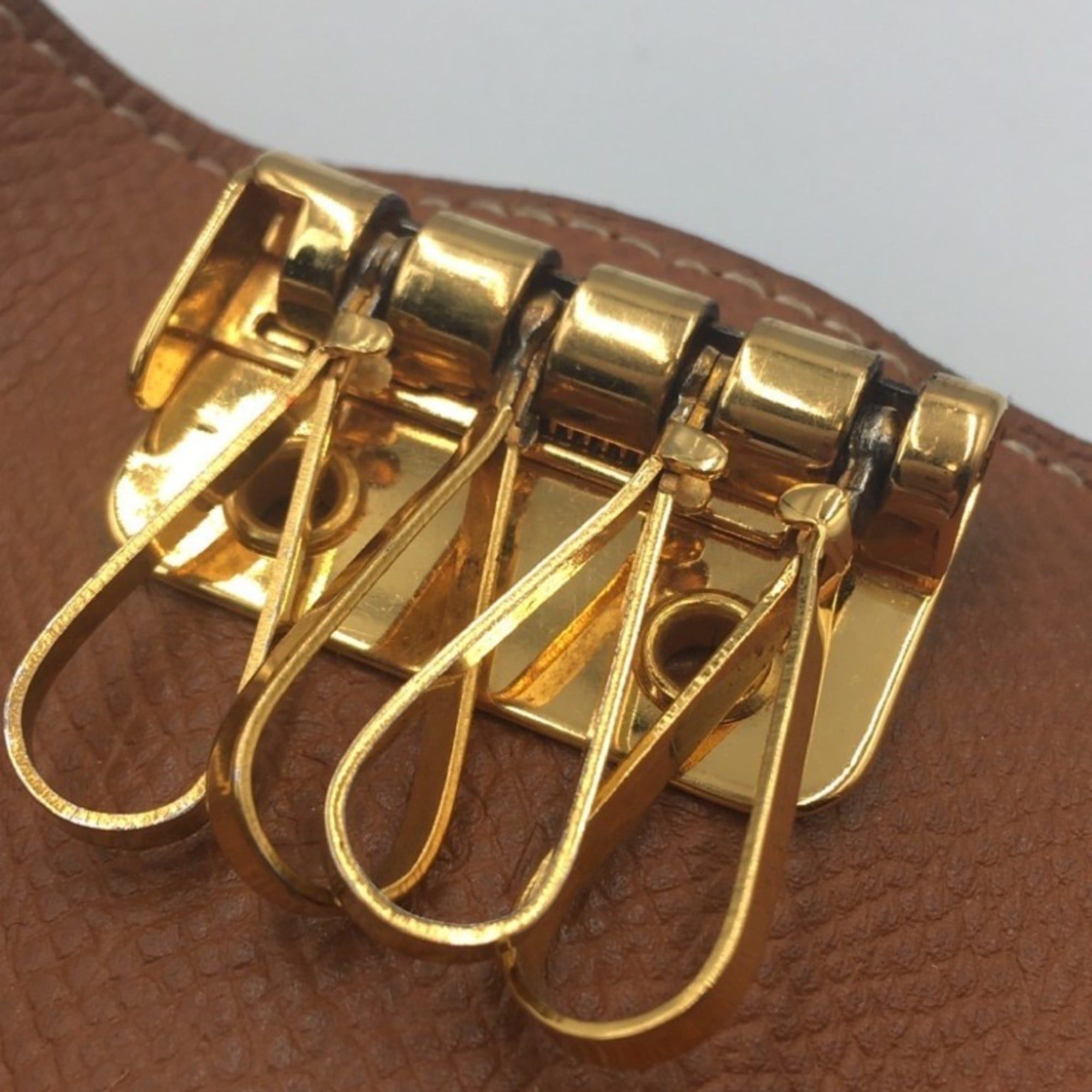 Hermes HERMES Serie Gold Epsom Key Case for Men and Women, 4-Ring Size ONE SIZE - 9 Thumbnail