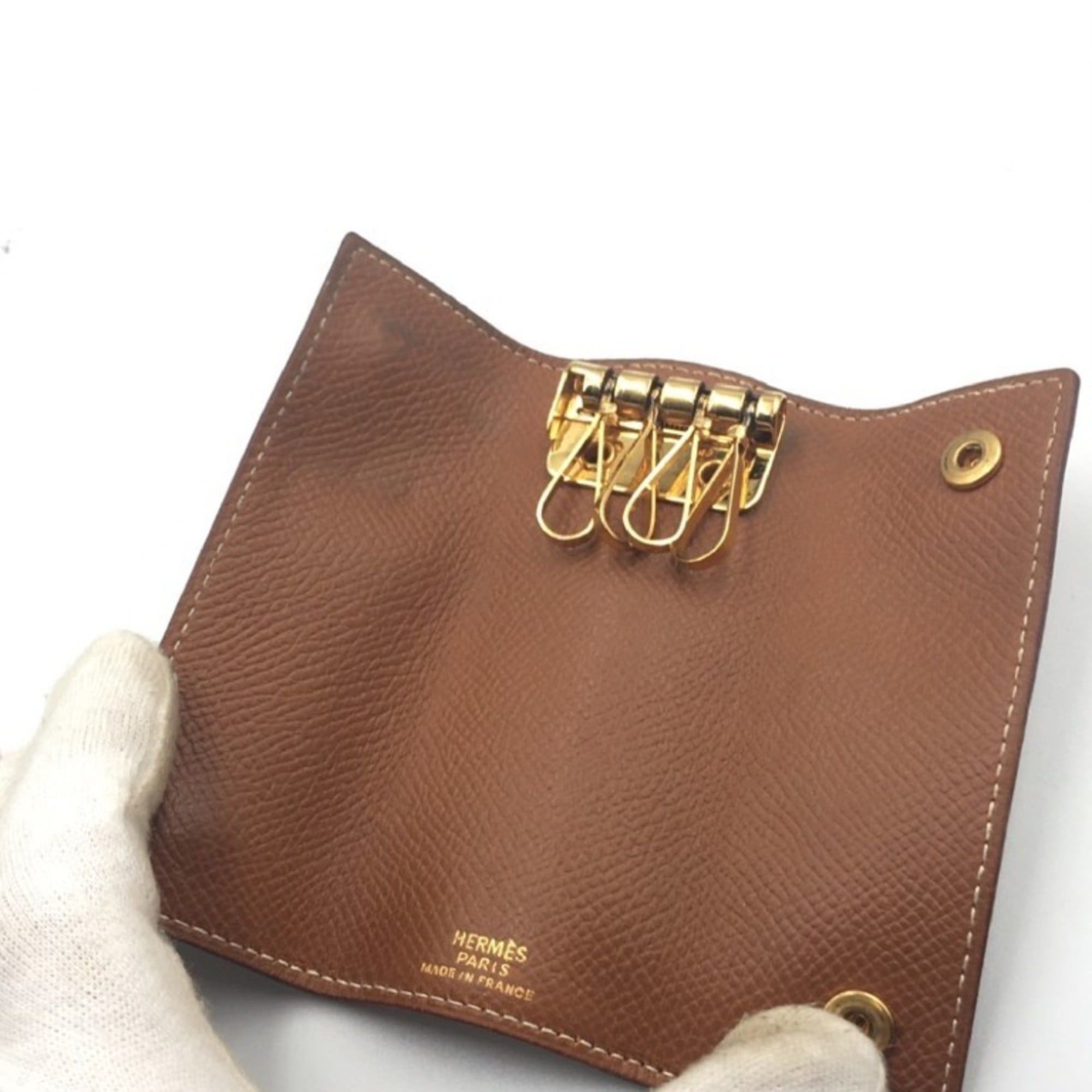Hermes HERMES Serie Gold Epsom Key Case for Men and Women, 4-Ring Size ONE SIZE - 10 Thumbnail