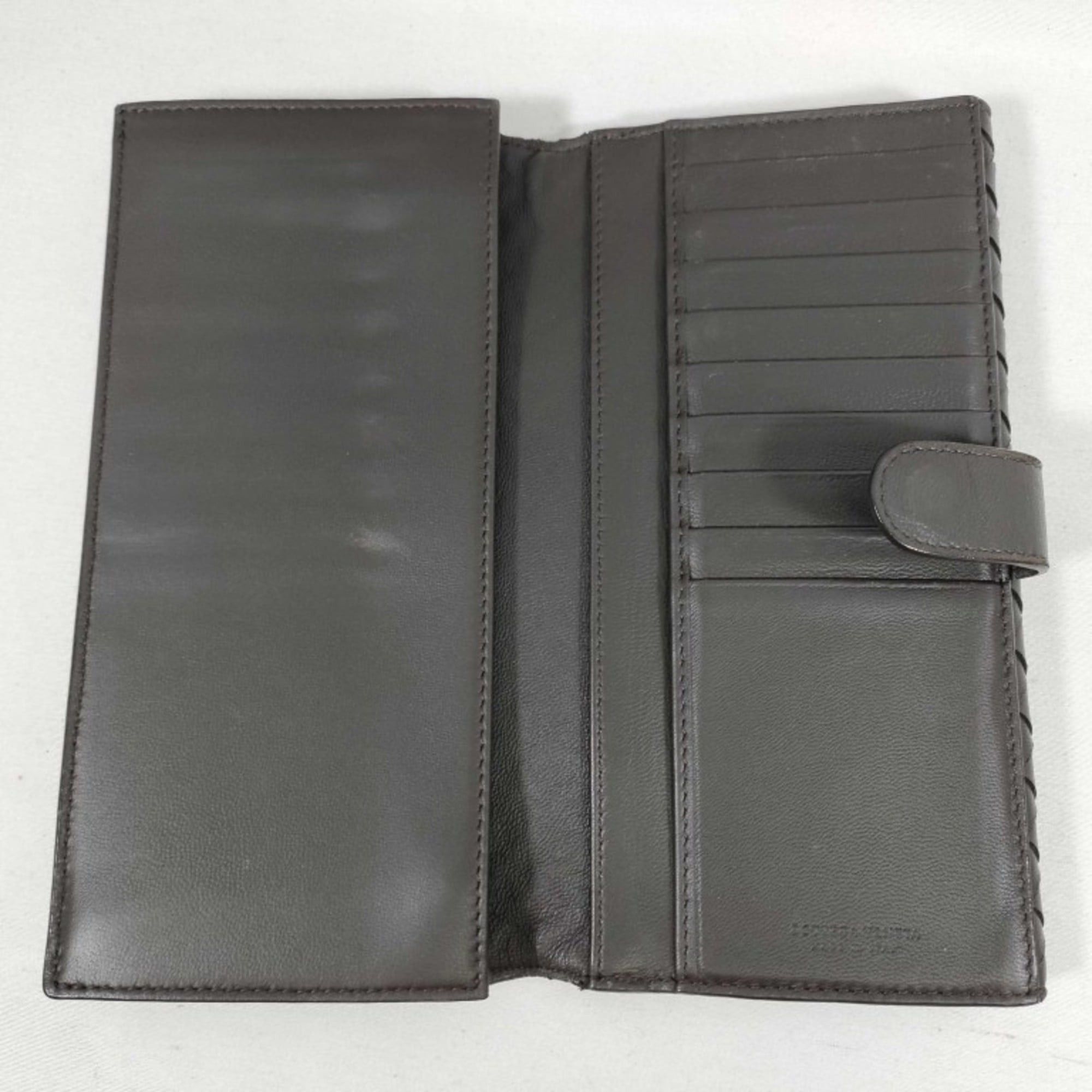 Bottega Veneta BOTTEGA VENETA Intrecciato Long Wallet 134075 Brown Leather Men's and Women's W Bifold Size ONE SIZE - 6 Thumbnail