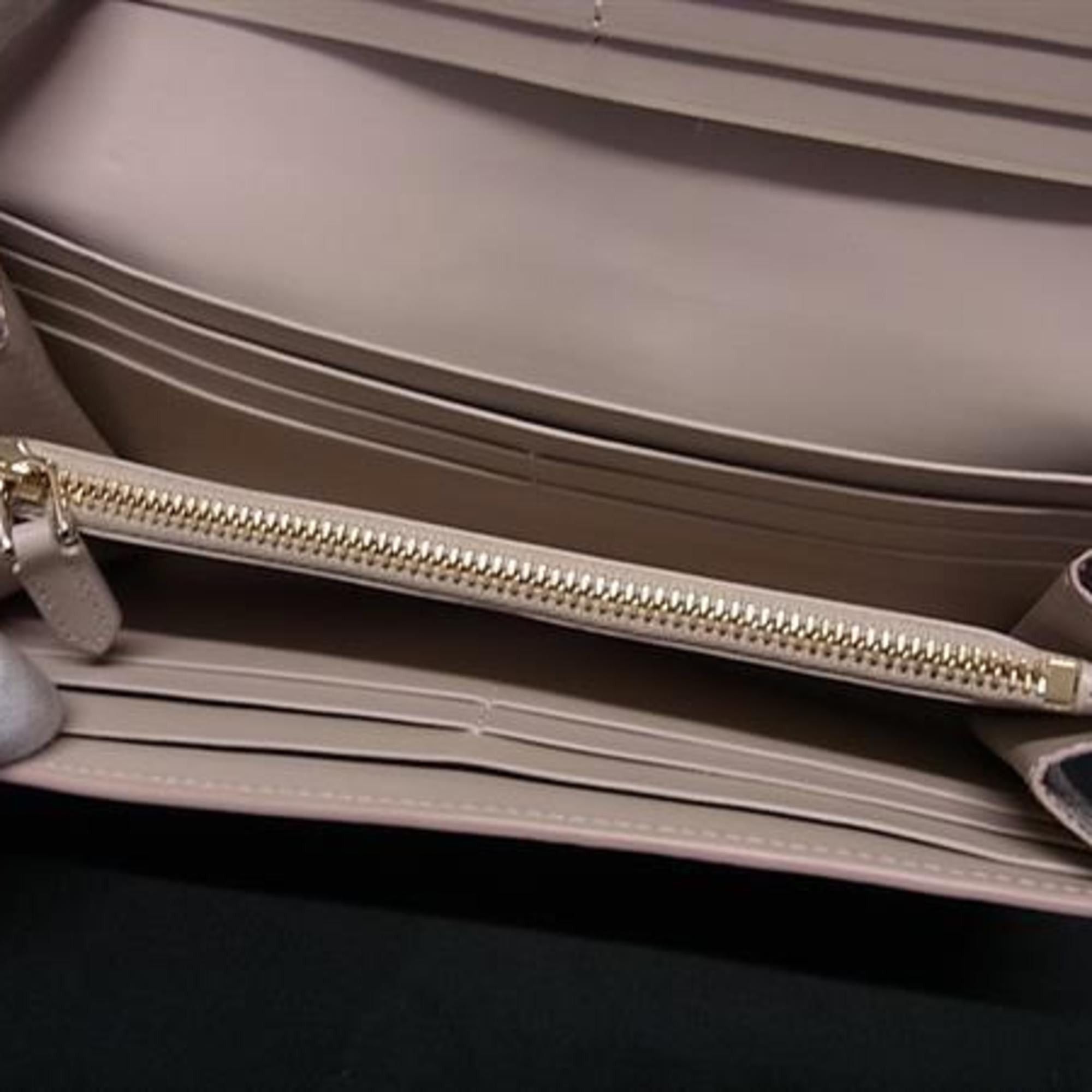 Bvlgari BVLGARI Wallet 288278 Beige Gold Leather Women's Clip Bifold Long Size ONE SIZE - 5 Thumbnail