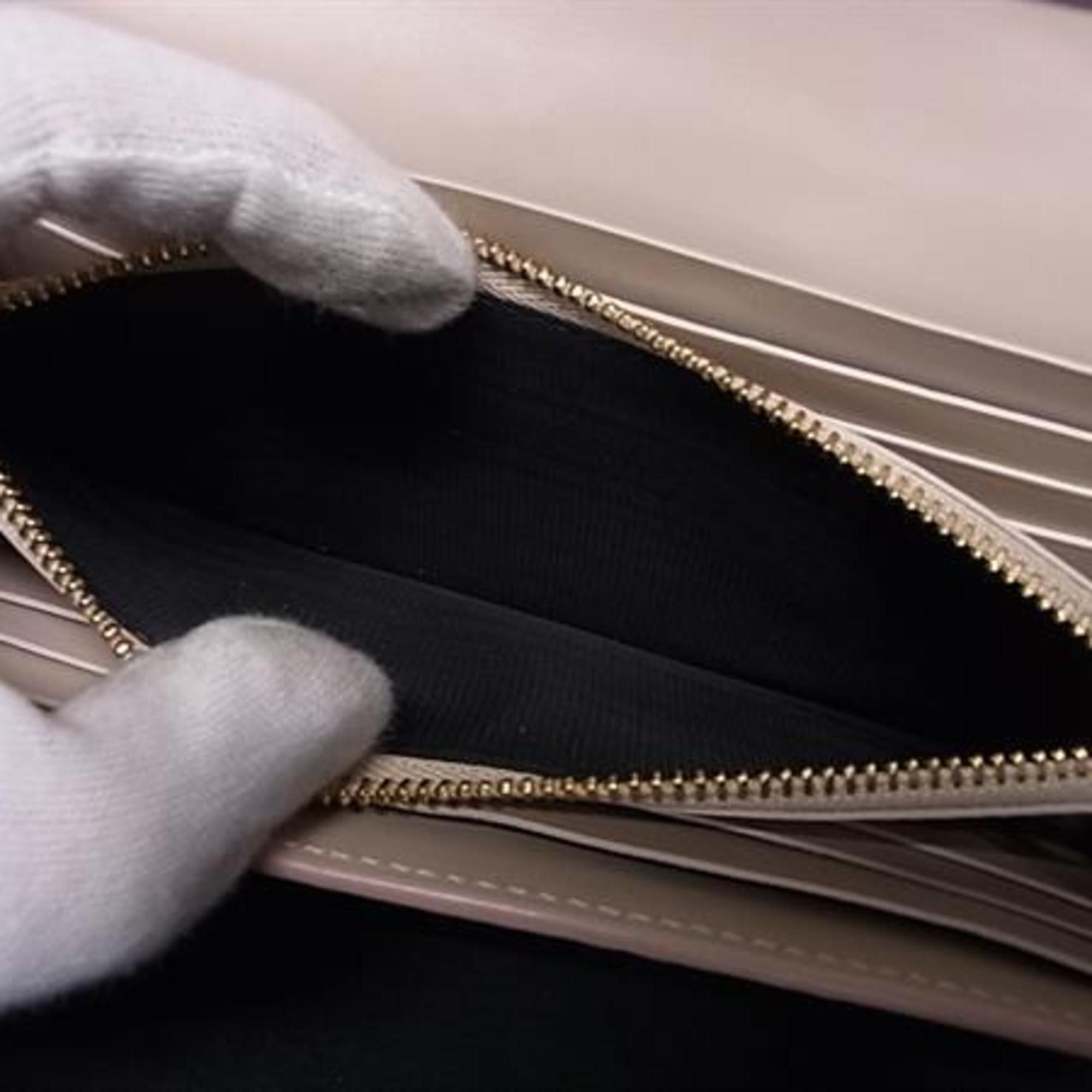 Bvlgari BVLGARI Wallet 288278 Beige Gold Leather Women's Clip Bifold Long Size ONE SIZE - 6 Thumbnail