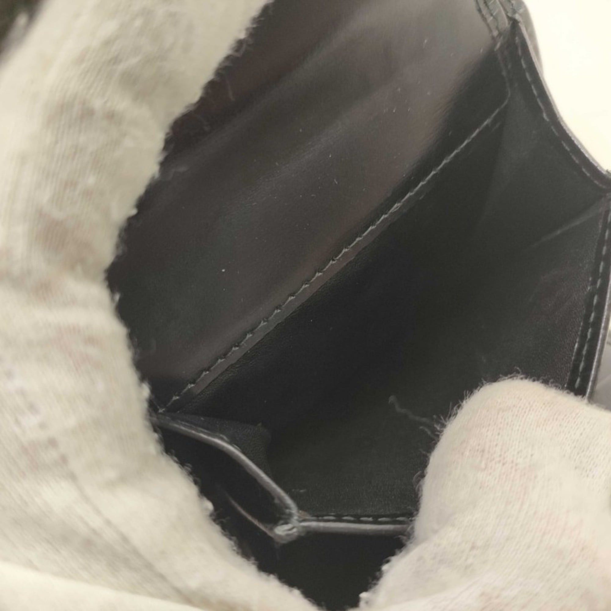 Cartier Cartier Panthère Black Leather Tri-fold Wallet for Women Size ONE SIZE - 6 Thumbnail