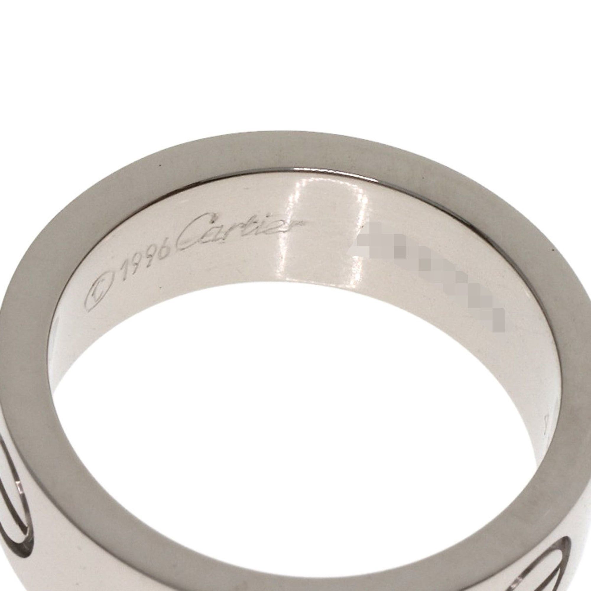 Cartier Cartier Love Ring #48 18K White Gold Women's Size ONE SIZE - 5 Thumbnail