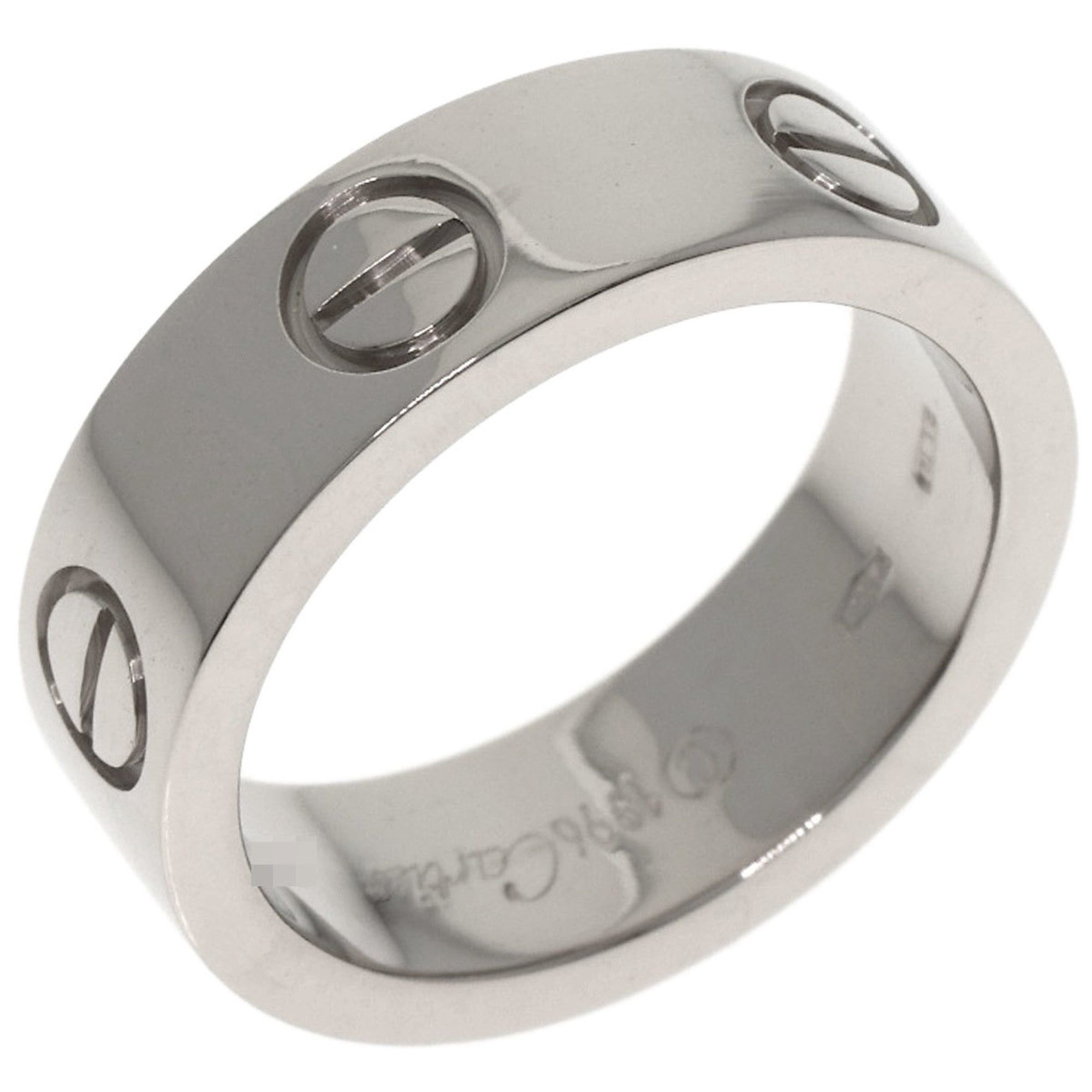 Cartier Cartier Love Ring #48 18K White Gold Women's Size ONE SIZE - 2 Thumbnail