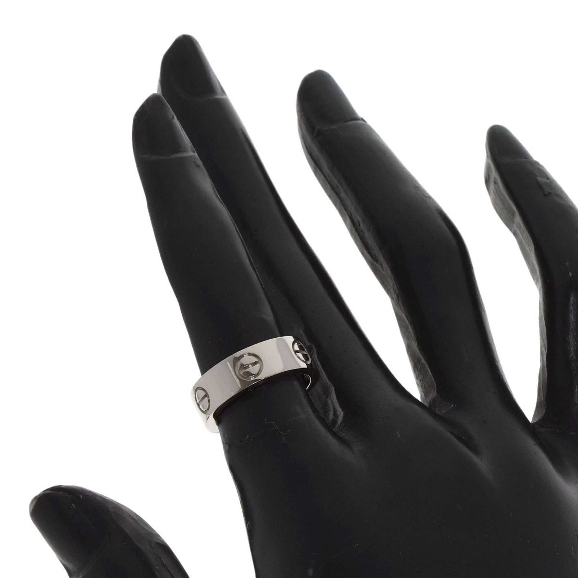 Cartier Cartier Love Ring #48 18K White Gold Women's Size ONE SIZE - 6 Thumbnail