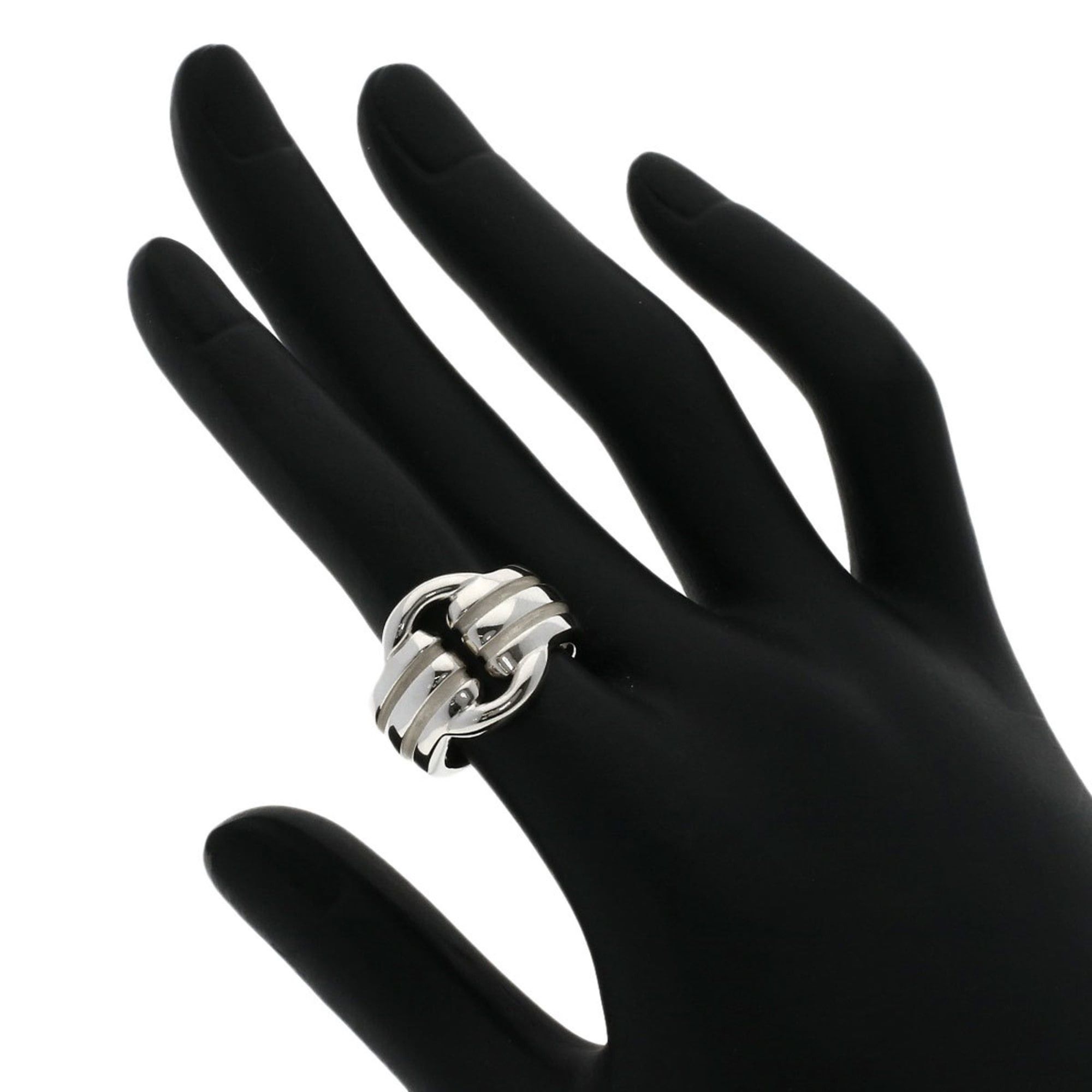 Tiffany & Co. Tiffany Grooved Circle Ring, Silver, Women's, TIFFANY & Co. Size ONE SIZE - 6 Thumbnail
