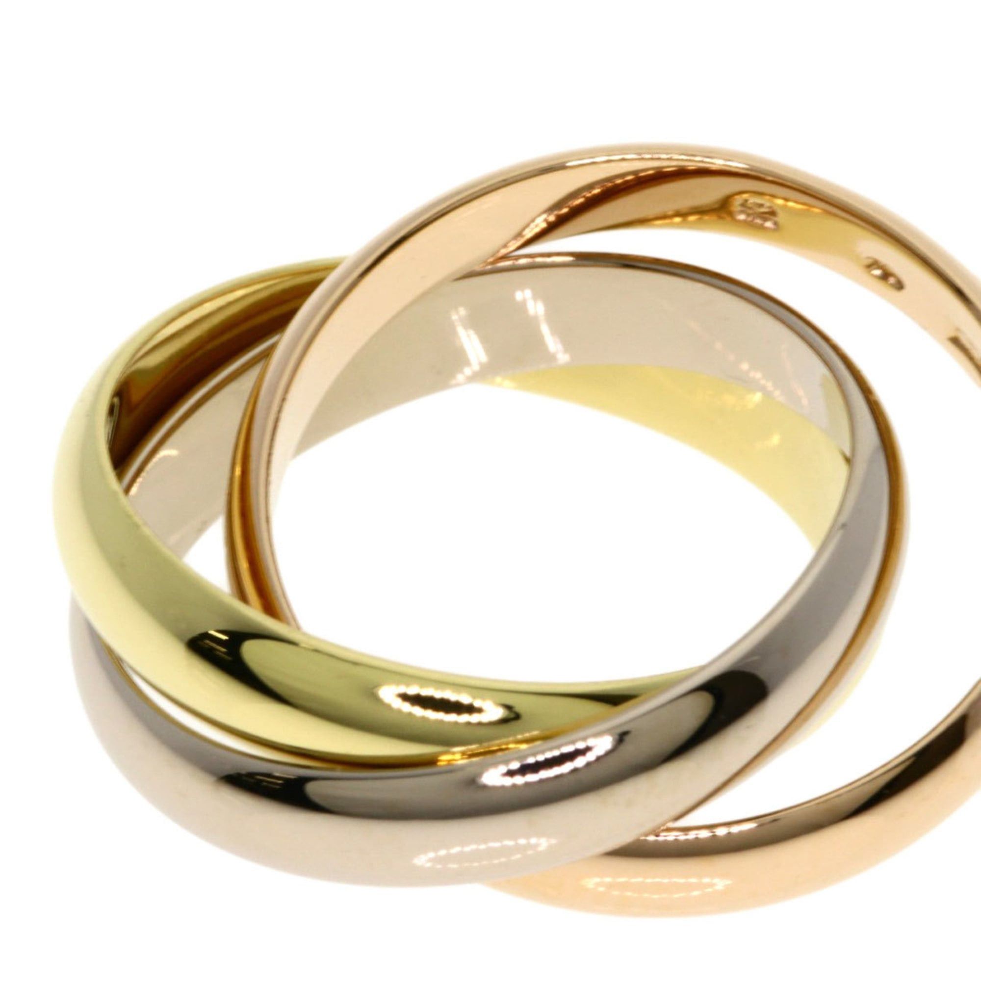 Cartier Cartier Trinity #49 Ring, 18K Yellow Gold/18KWG/18KPG, Women's Size ONE SIZE - 7 Thumbnail
