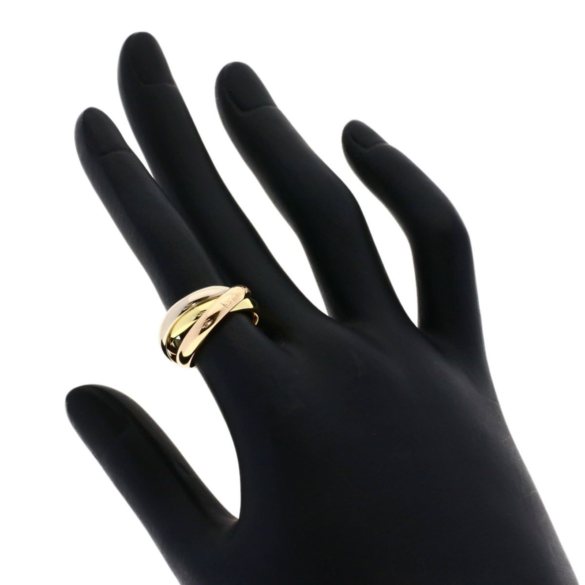 Cartier Cartier Trinity #49 Ring, 18K Yellow Gold/18KWG/18KPG, Women's Size ONE SIZE - 5 Thumbnail