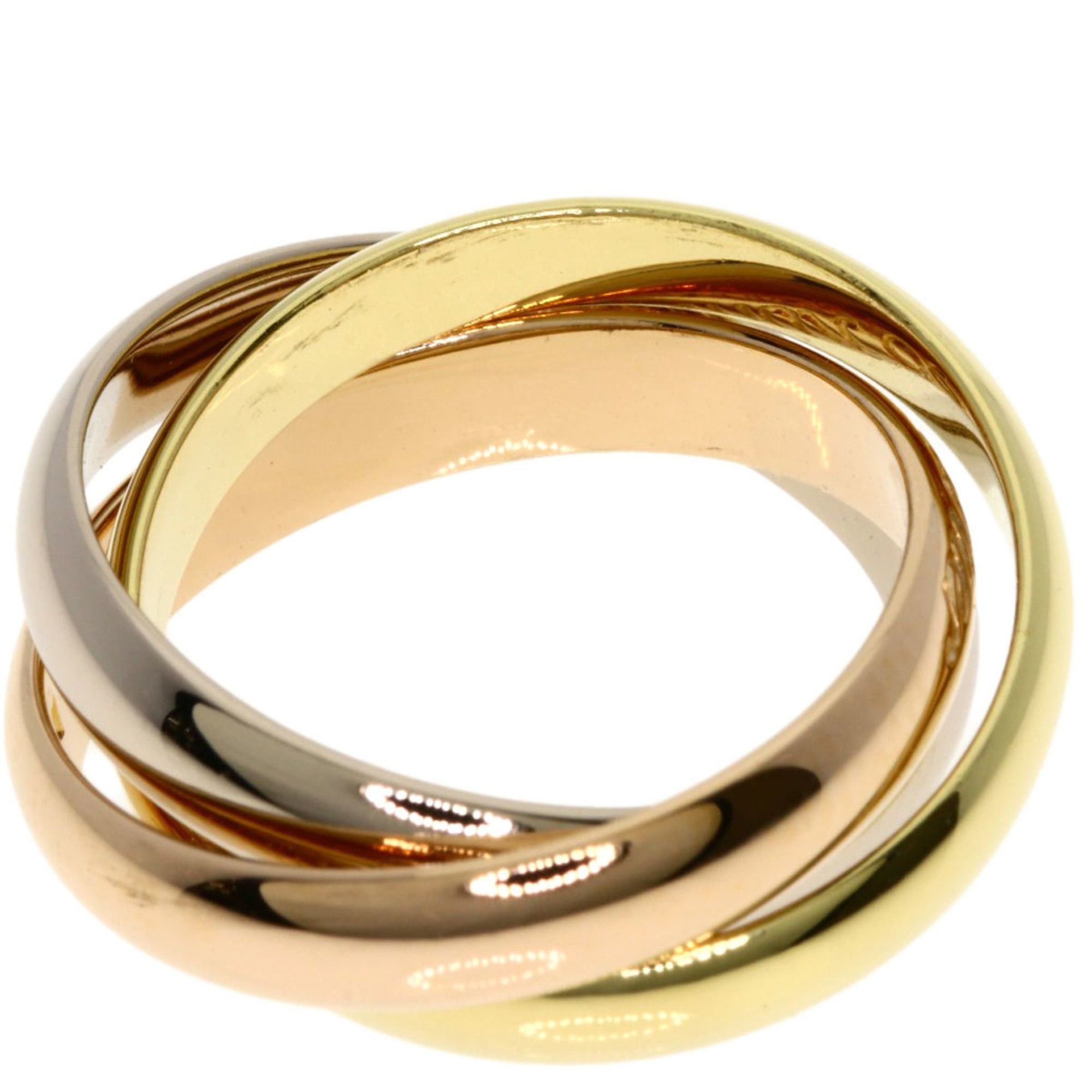 Cartier Cartier Trinity #49 Ring, 18K Yellow Gold/18KWG/18KPG, Women's Size ONE SIZE - 6 Thumbnail