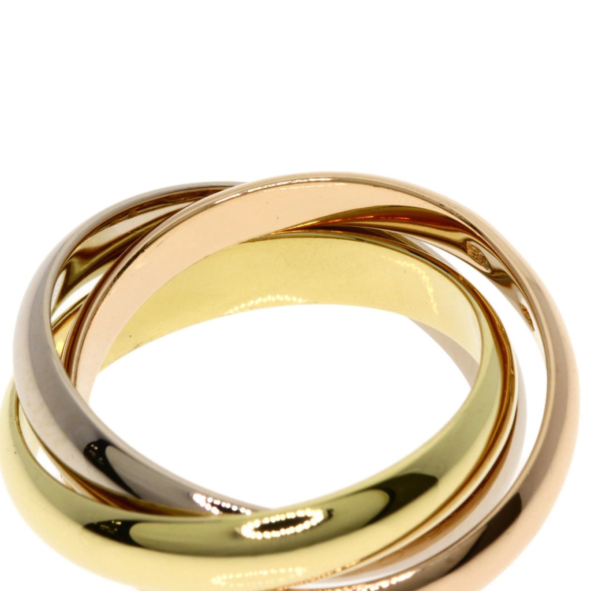Cartier Cartier Trinity #49 Ring, 18K Yellow Gold/18KWG/18KPG, Women's Size ONE SIZE - 8 Thumbnail