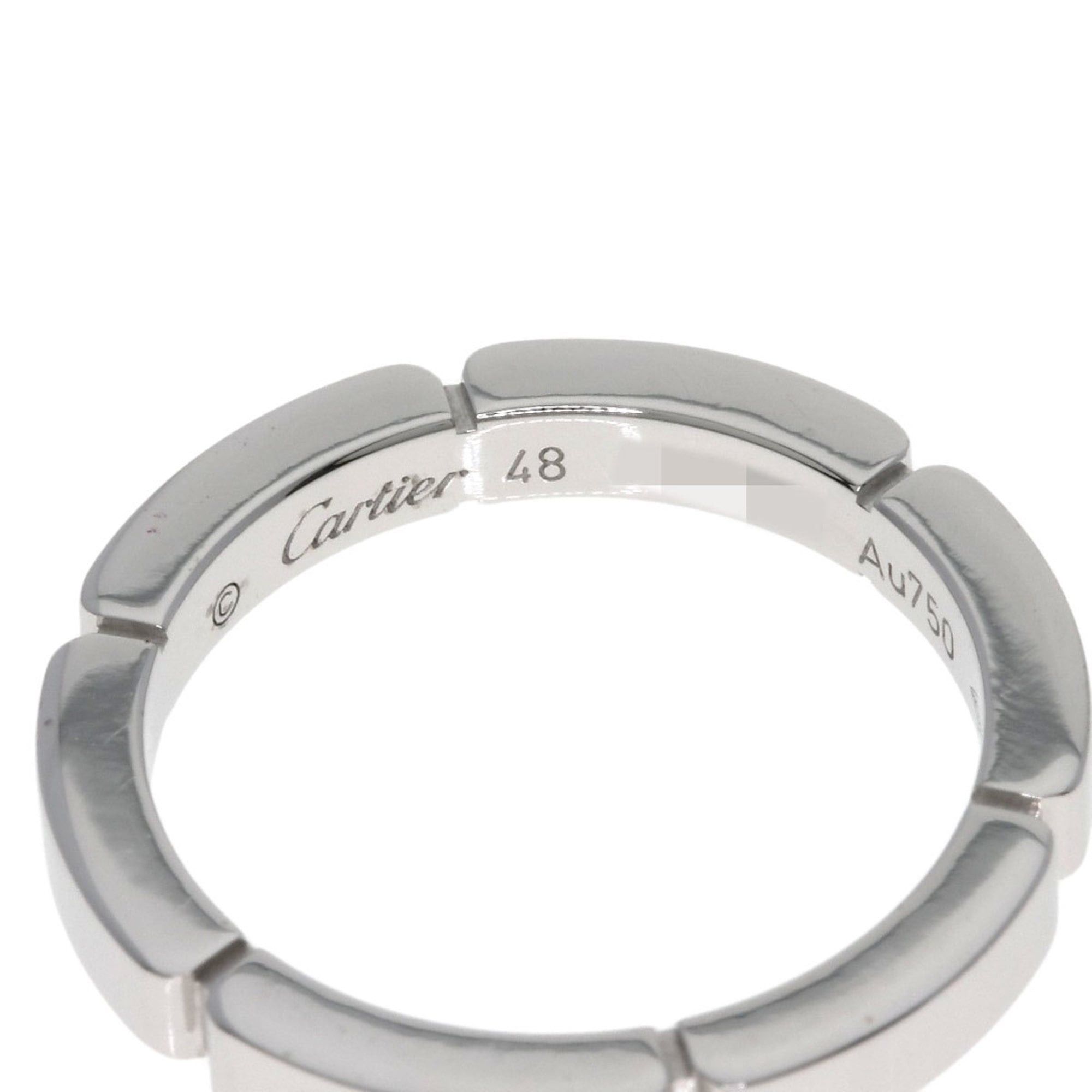 Cartier Cartier Maillon Panthère #48 Ring, 18K White Gold, Women's, CARTIER Size ONE SIZE - 5 Thumbnail
