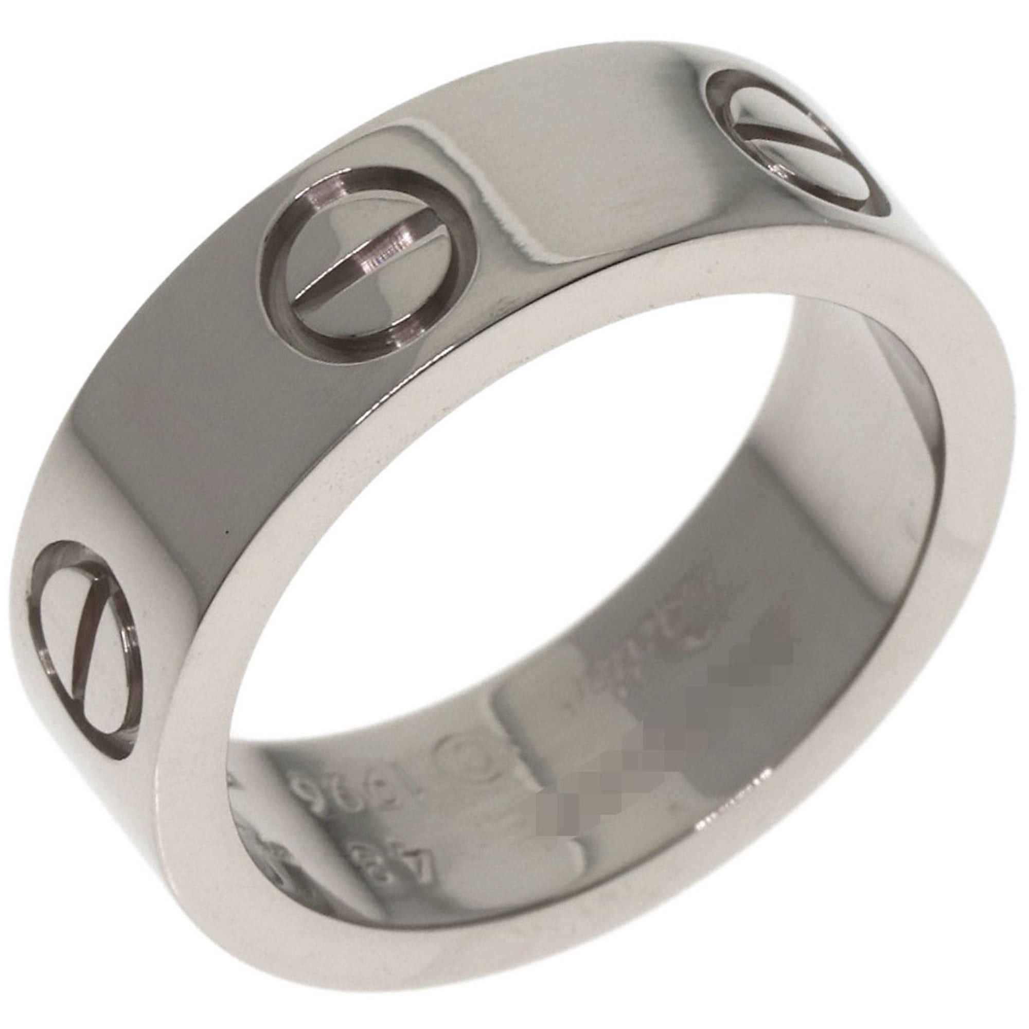 Cartier Cartier Love Ring #48 18K White Gold Women's Size ONE SIZE - 2 Thumbnail