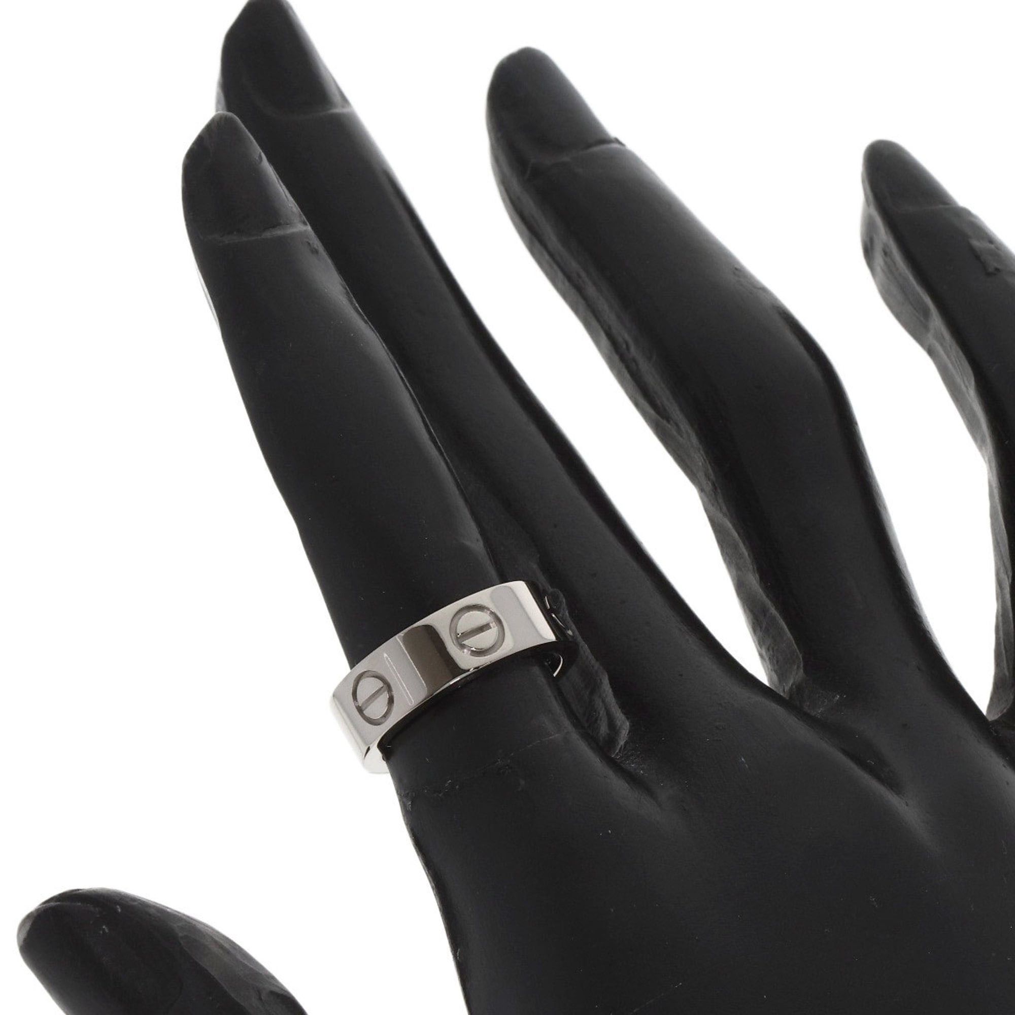 Cartier Cartier Love Ring #48 18K White Gold Women's Size ONE SIZE - 5 Thumbnail