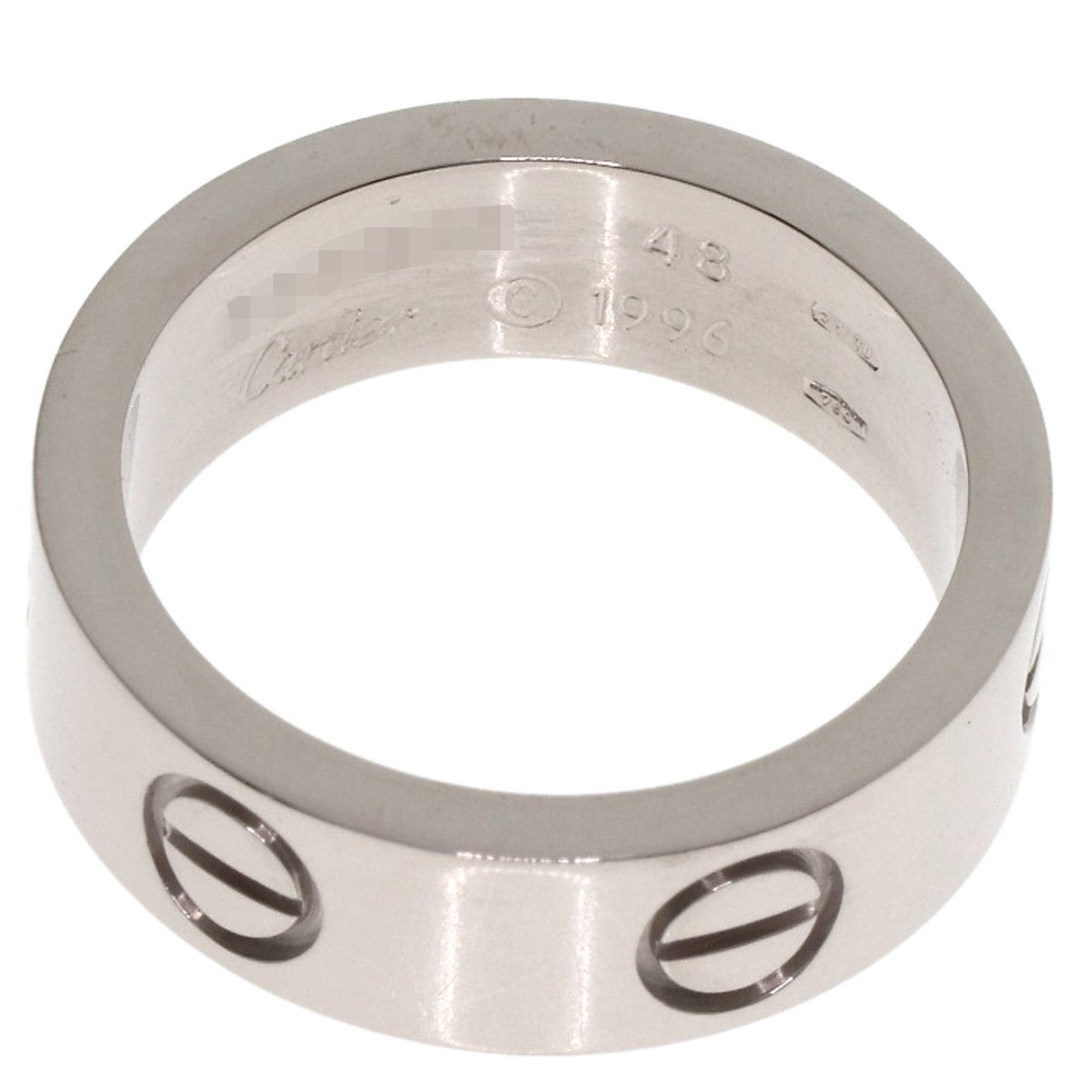 Cartier Cartier Love Ring #48 18K White Gold Women's Size ONE SIZE - 4 Thumbnail