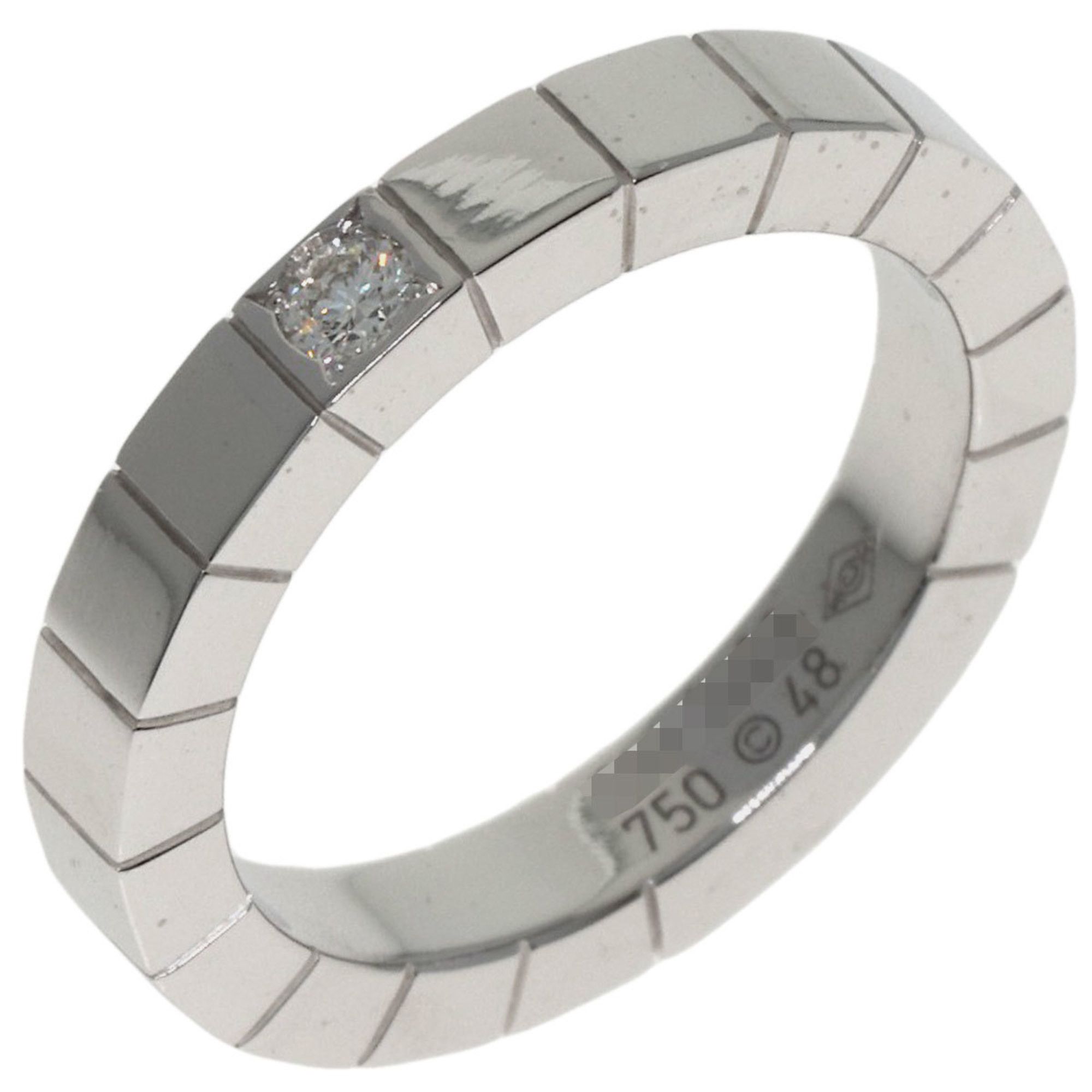 Cartier Cartier Lanier 1P Diamond #48 Ring in 18K White Gold for Women Size ONE SIZE - 2 Thumbnail