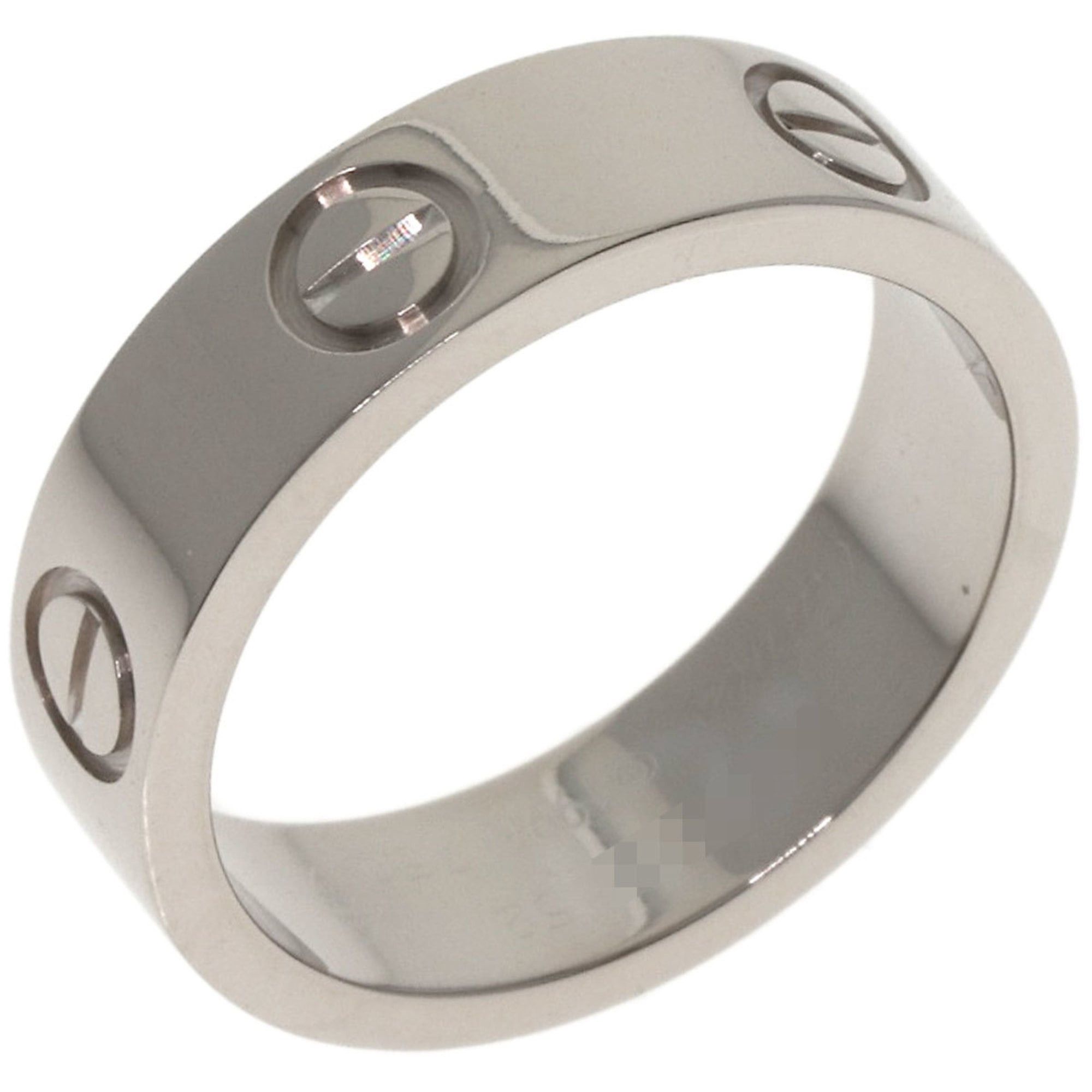 Cartier Cartier Love Ring #52 18K White Gold Women's Size ONE SIZE - 2 Thumbnail