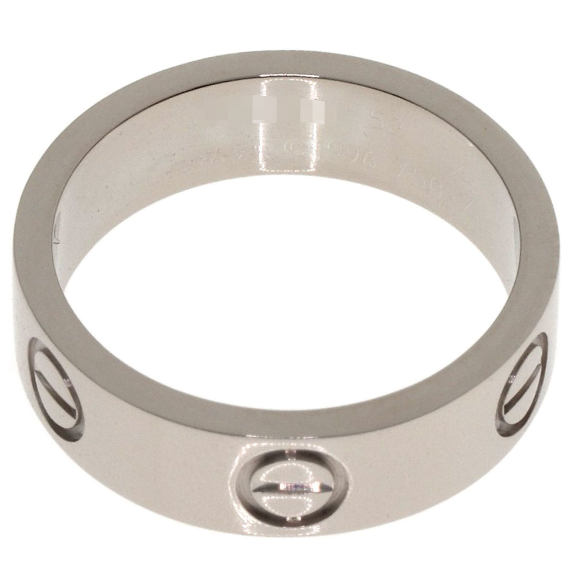 Cartier Cartier Love Ring #52 18K White Gold Women's Size ONE SIZE - 4 Thumbnail