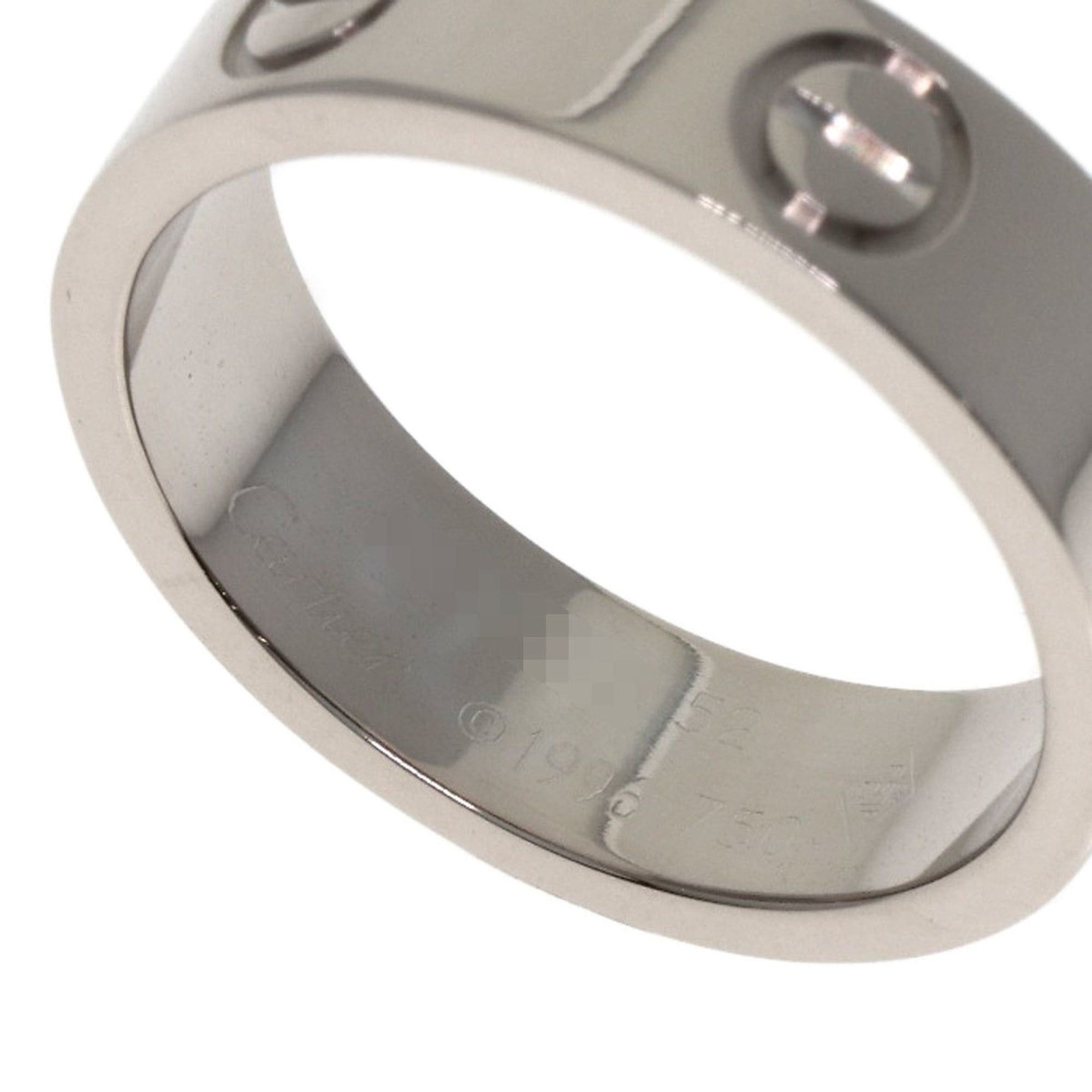 Cartier Cartier Love Ring #52 18K White Gold Women's Size ONE SIZE - 5 Thumbnail