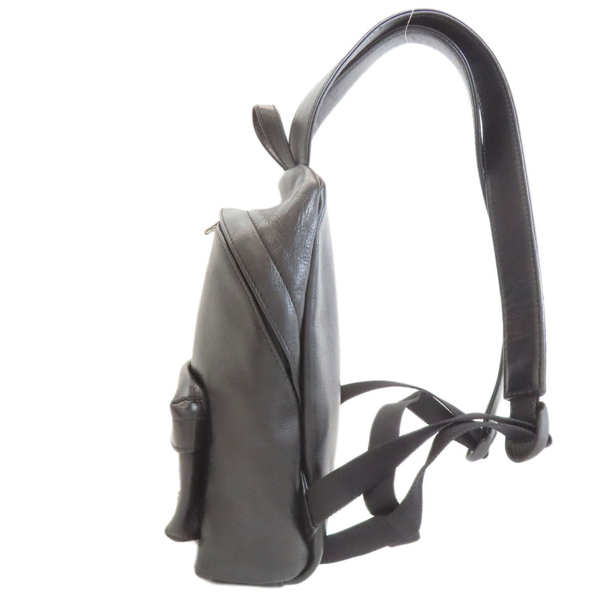 Balenciaga Balenciaga 680026 B Logo Backpack/Daypack in Calfskin, Women's Size ONE SIZE - 3 Thumbnail