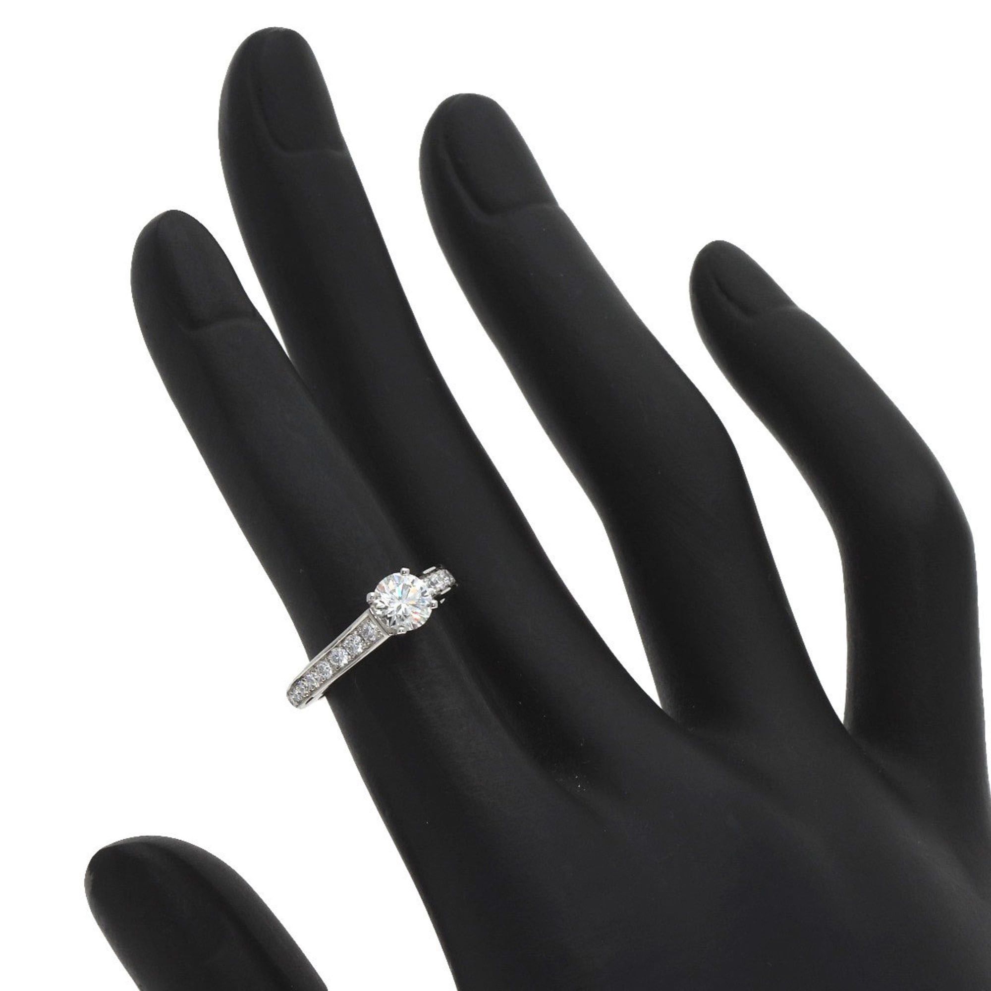 Cartier Cartier Solitaire Diamond #45 Ring in Platinum PT950 for Women Size ONE SIZE - 6 Thumbnail