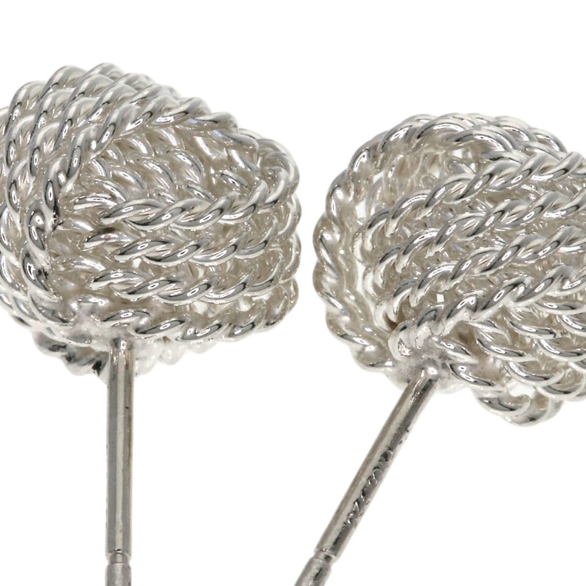 Tiffany & Co. Tiffany & Co. mesh ball earrings in silver for women. Size ONE SIZE - 6 Thumbnail