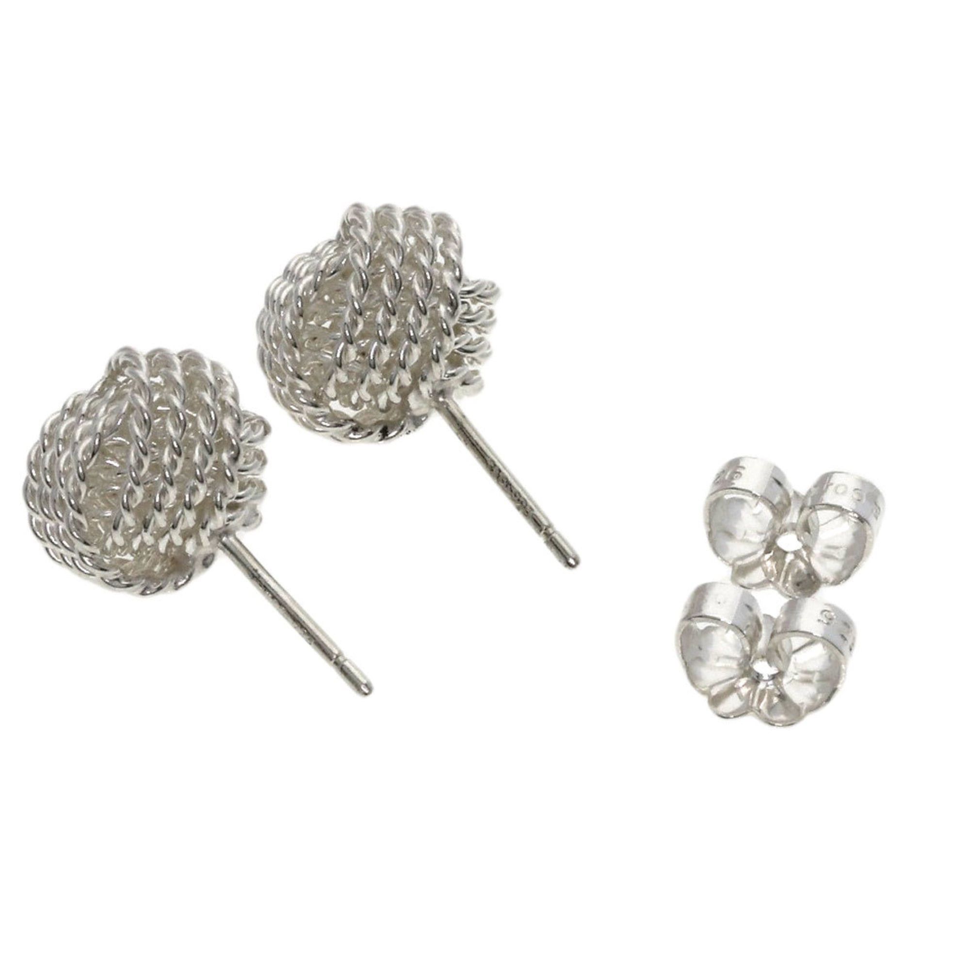 Tiffany & Co. Tiffany & Co. mesh ball earrings in silver for women. Size ONE SIZE - 2 Thumbnail
