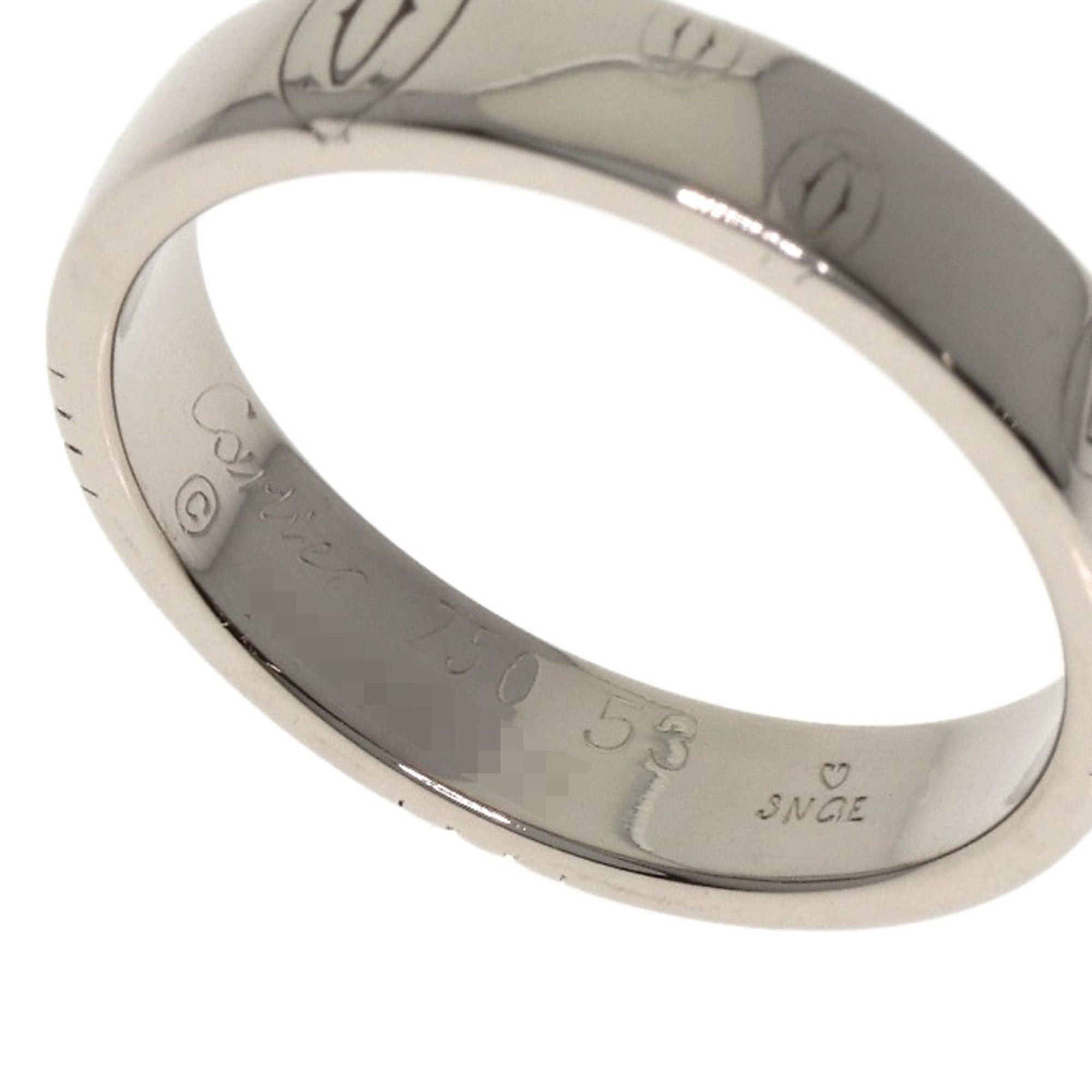 Cartier Cartier Happy Birthday #53 Ring, 18K White Gold, Women's Size ONE SIZE - 5 Thumbnail