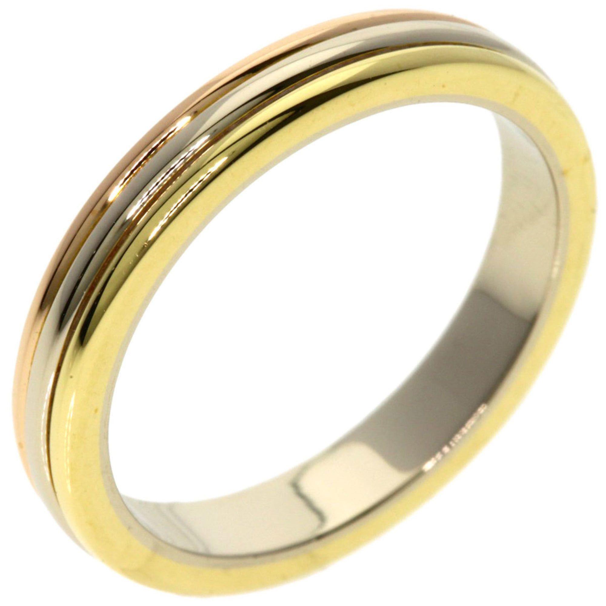 Cartier Cartier Three-Color #48 Ring, 18K Yellow Gold/18KPG/18KWG, Women's Size ONE SIZE - 2 Thumbnail