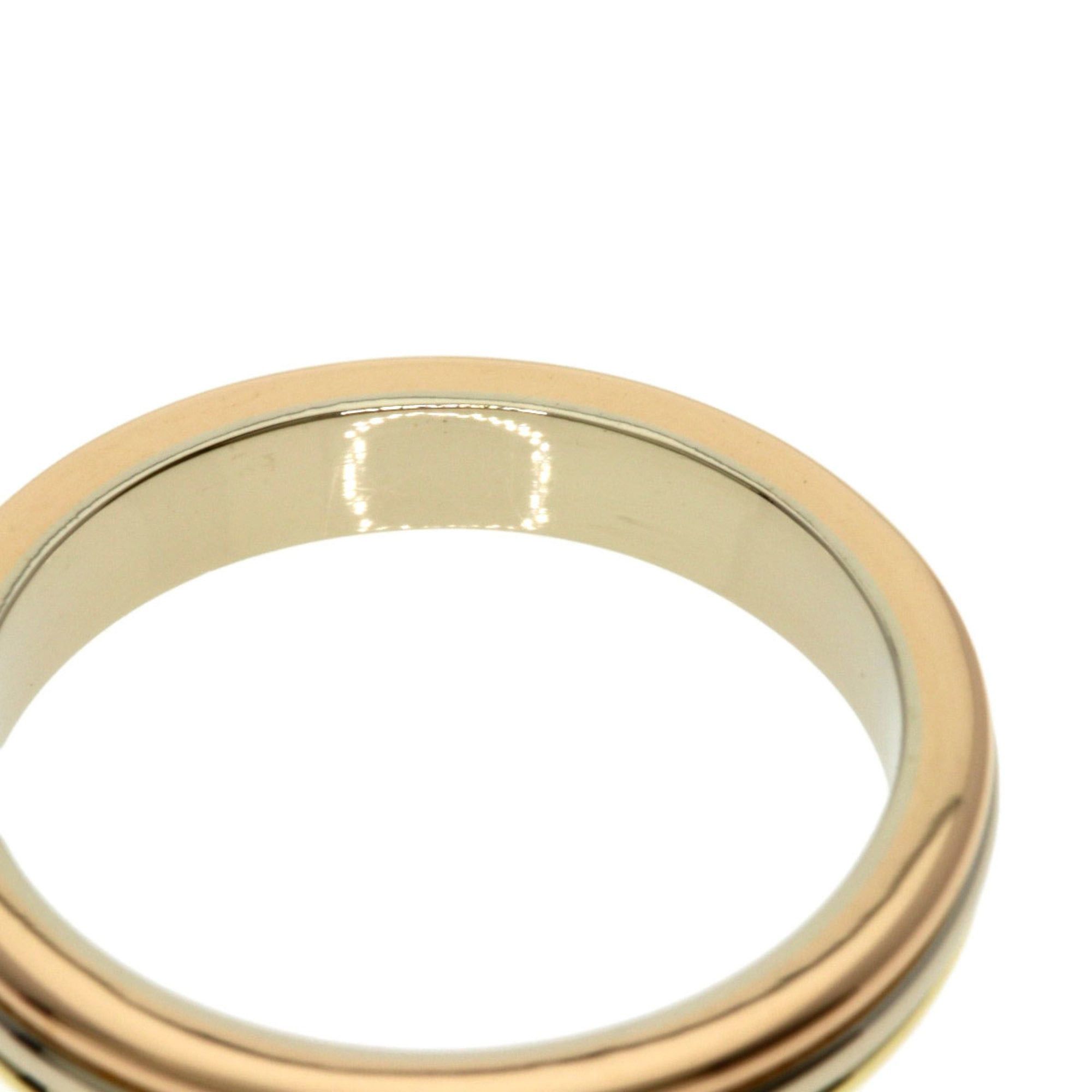 Cartier Cartier Three-Color #48 Ring, 18K Yellow Gold/18KPG/18KWG, Women's Size ONE SIZE - 6 Thumbnail