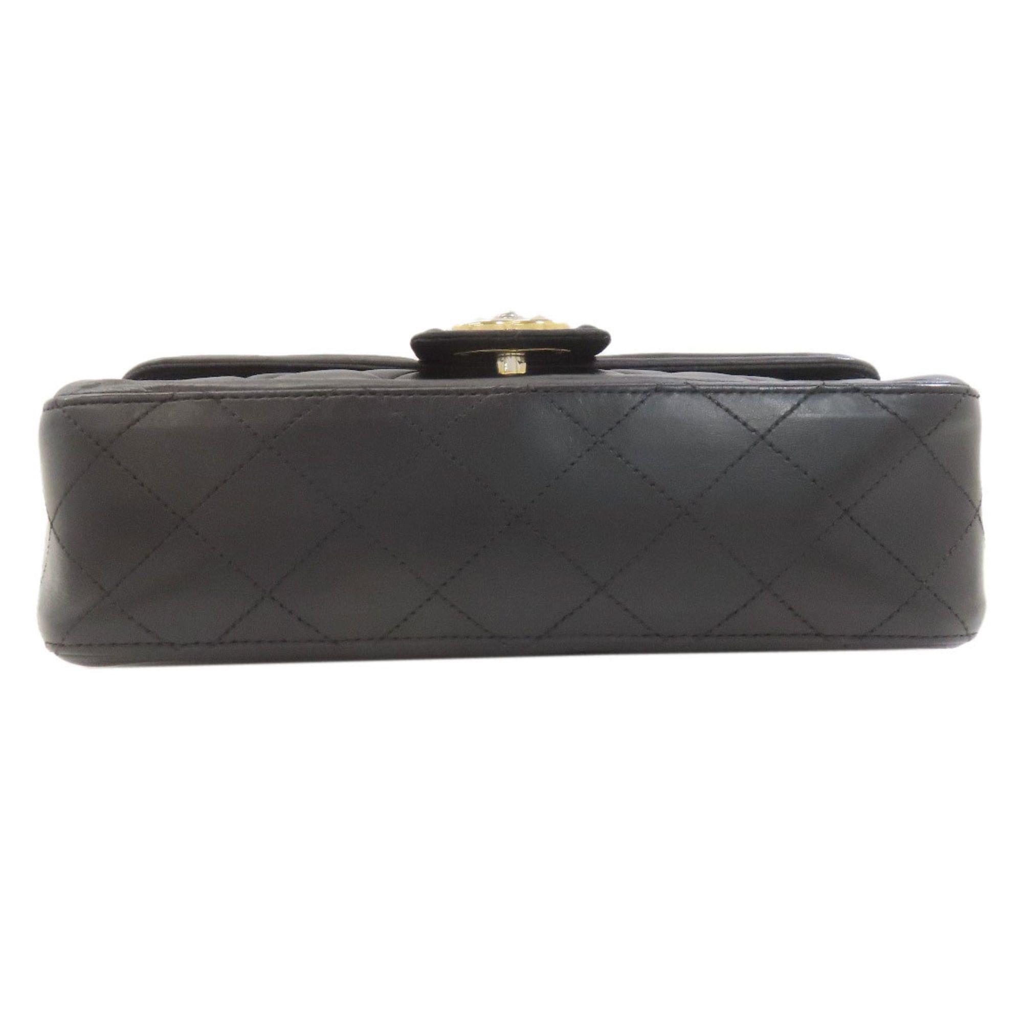 Chanel CHANEL Chain Shoulder Bag, Matelasse, Gold Hardware, Lambskin, Women's, Size ONE SIZE - 4 Thumbnail