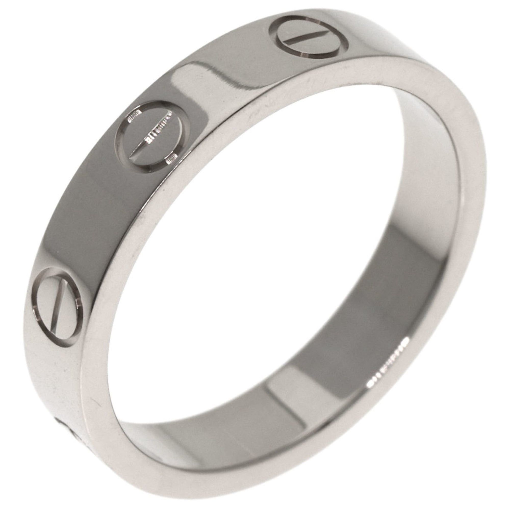 Cartier Cartier Love Ring #50 18K White Gold Women's Size ONE SIZE - 2 Thumbnail
