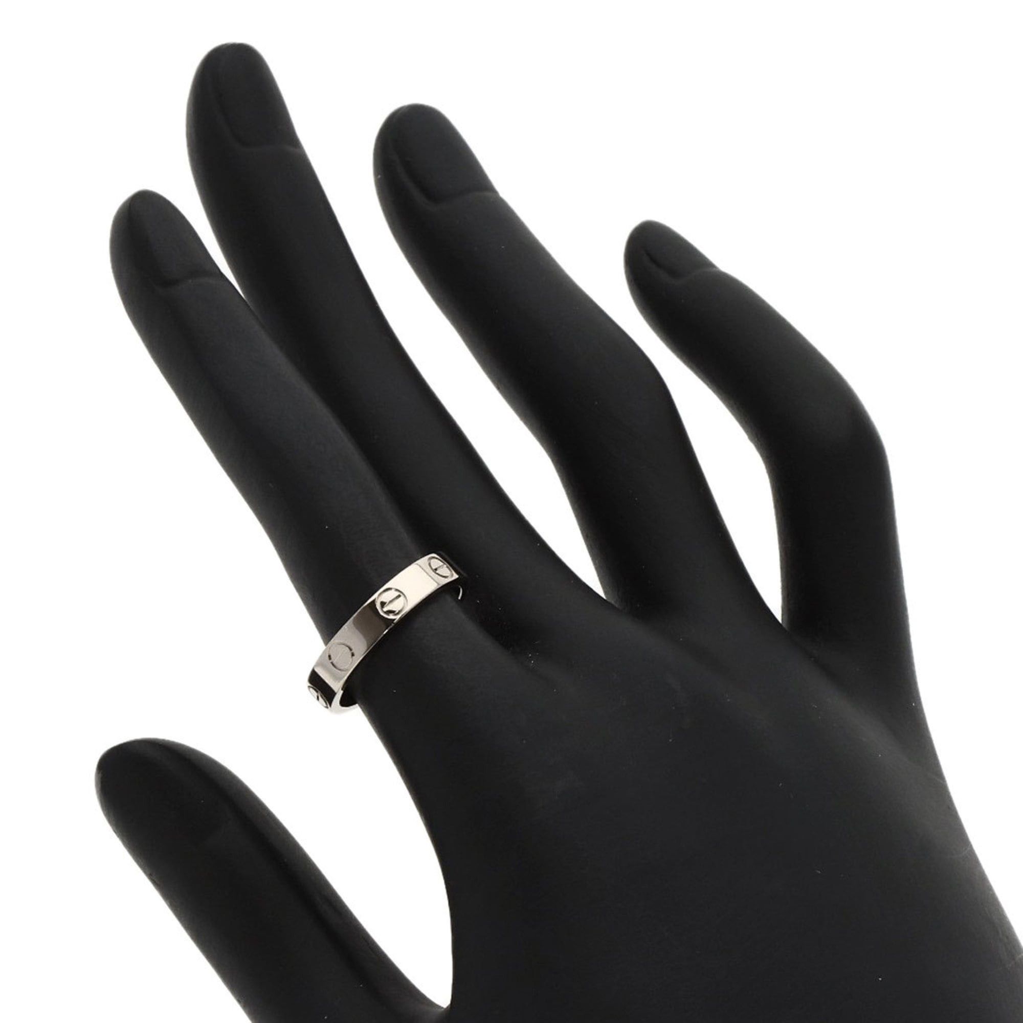 Cartier Cartier Love Ring #50 18K White Gold Women's Size ONE SIZE - 5 Thumbnail