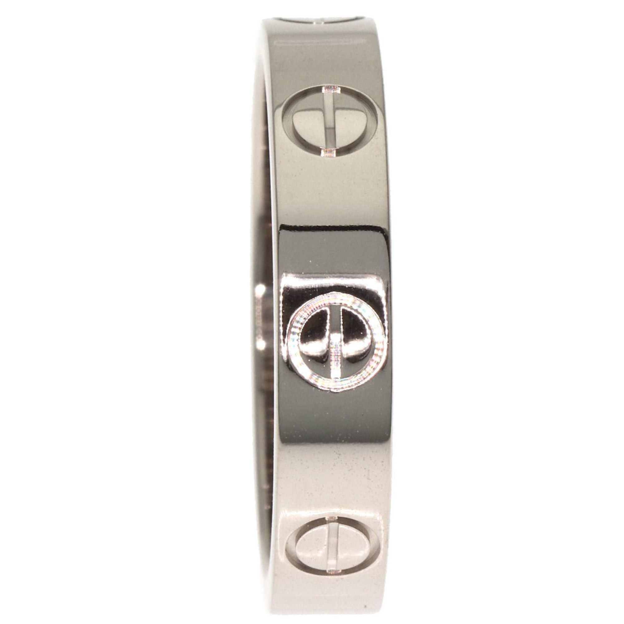Cartier Cartier Love Ring #50 18K White Gold Women's Size ONE SIZE - 3 Thumbnail