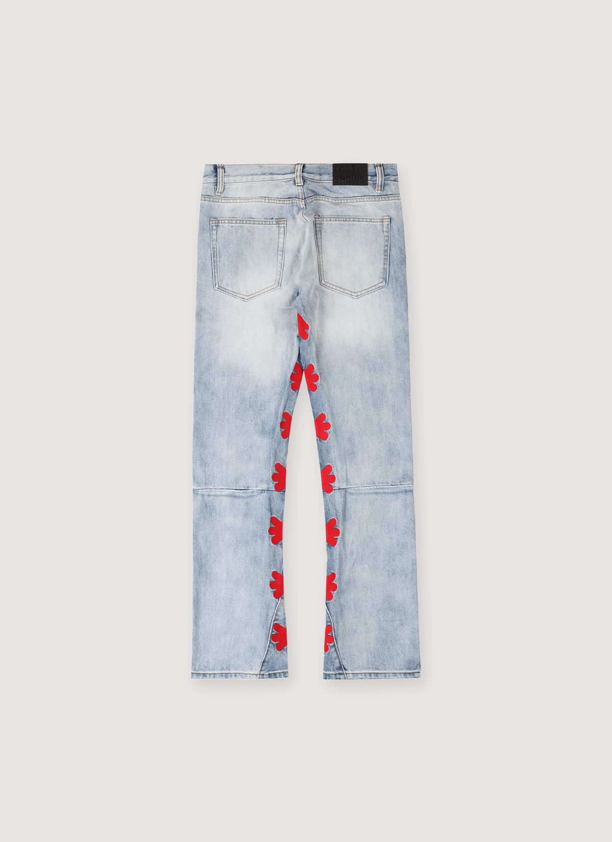 LOSTSHDWS Lost SHDWS Denim Blue Red Size US 30 / EU 46 - 2 Thumbnail