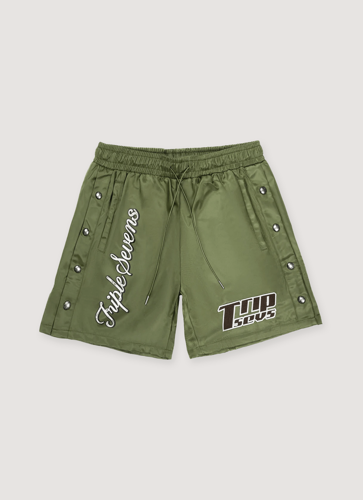 TRIPLE SEVENS Nylon Button Shorts Size US 32 / EU 48 - 6 Thumbnail