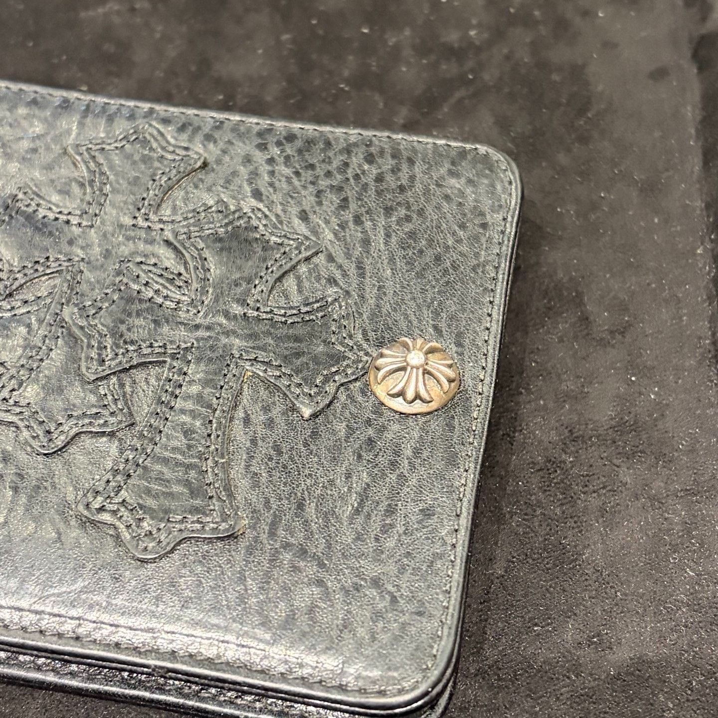 Chrome Hearts Chrome Hearts CH Cross Leather Wallet Size ONE SIZE - 3 Thumbnail