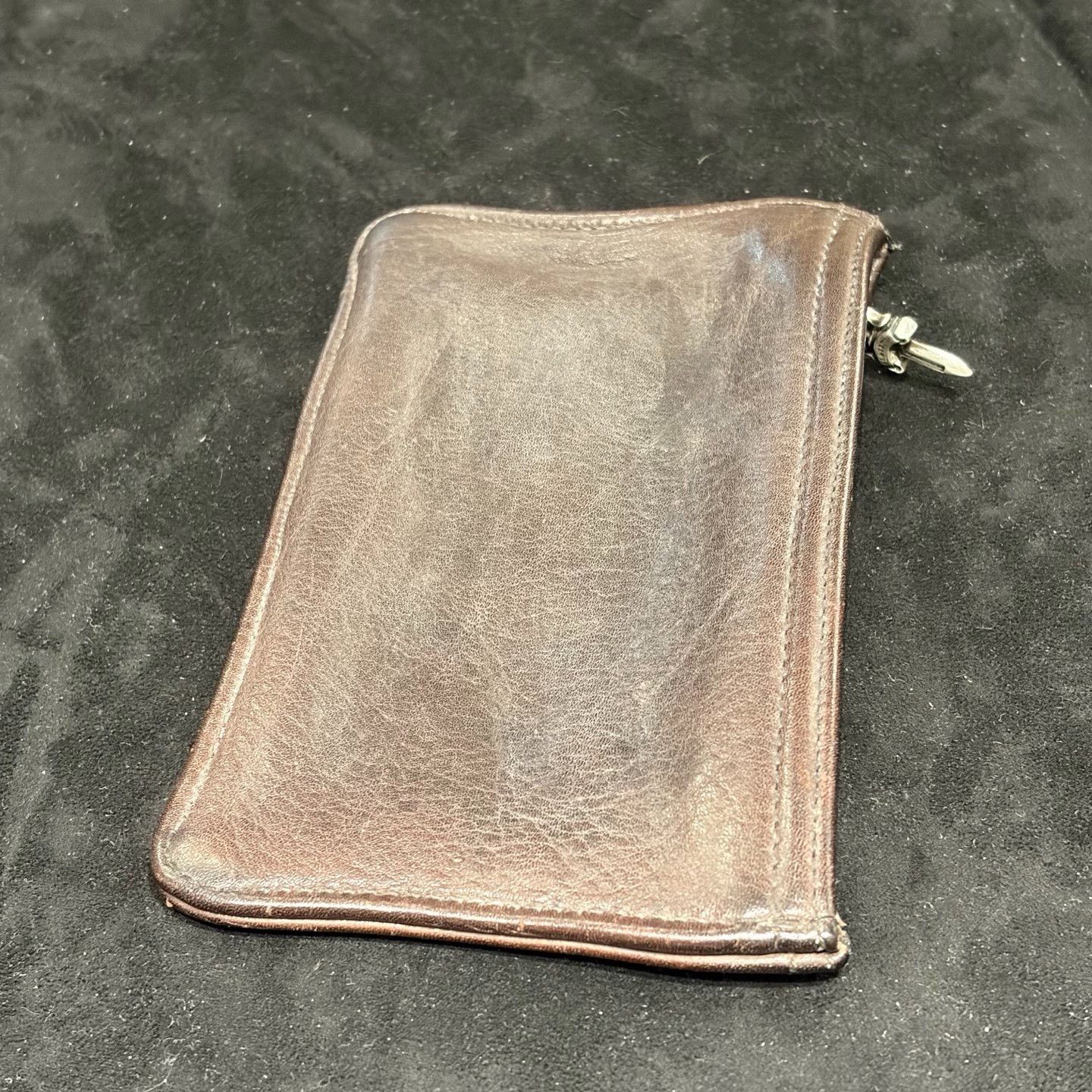 Chrome Hearts ChromeHearts CH Brown Leather Coin Purse Size ONE SIZE - 2 Thumbnail