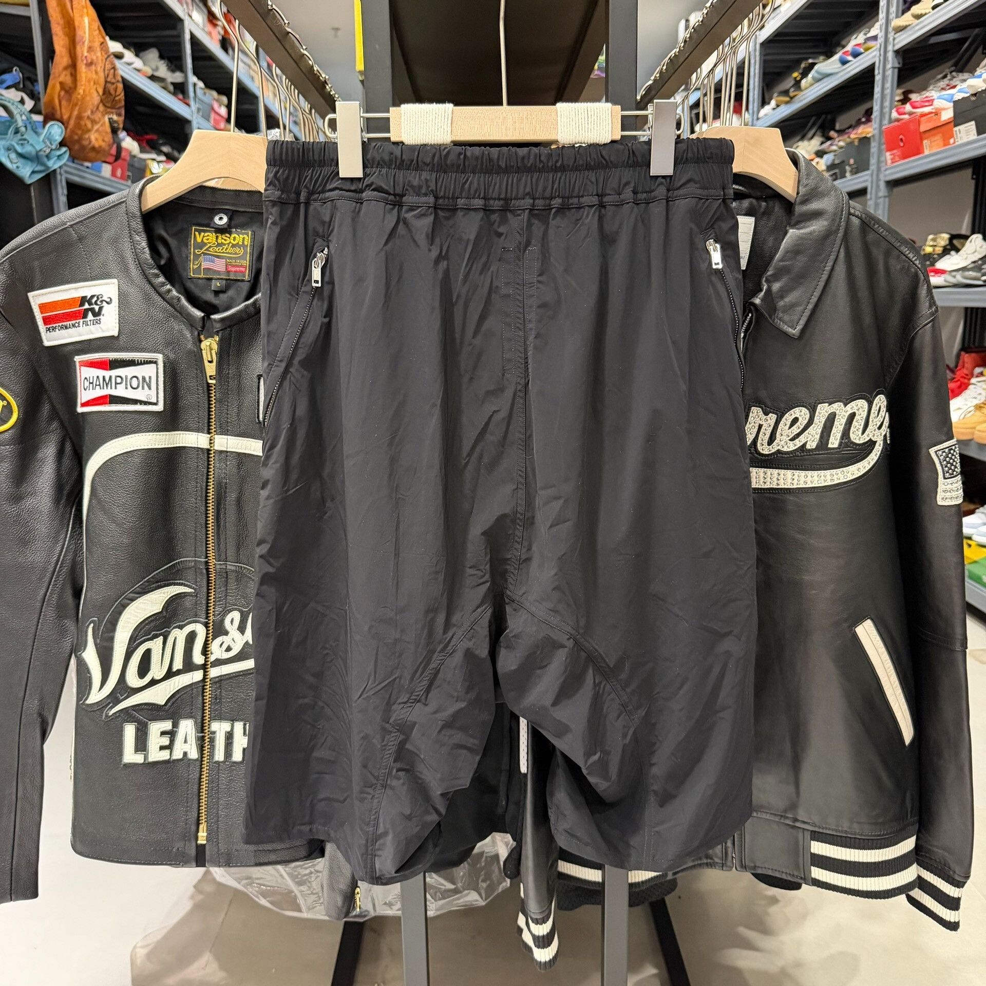 Rick Owens RICK OWENS Black Drawstring Shorts Size US 26 / EU 42 - 6 Thumbnail