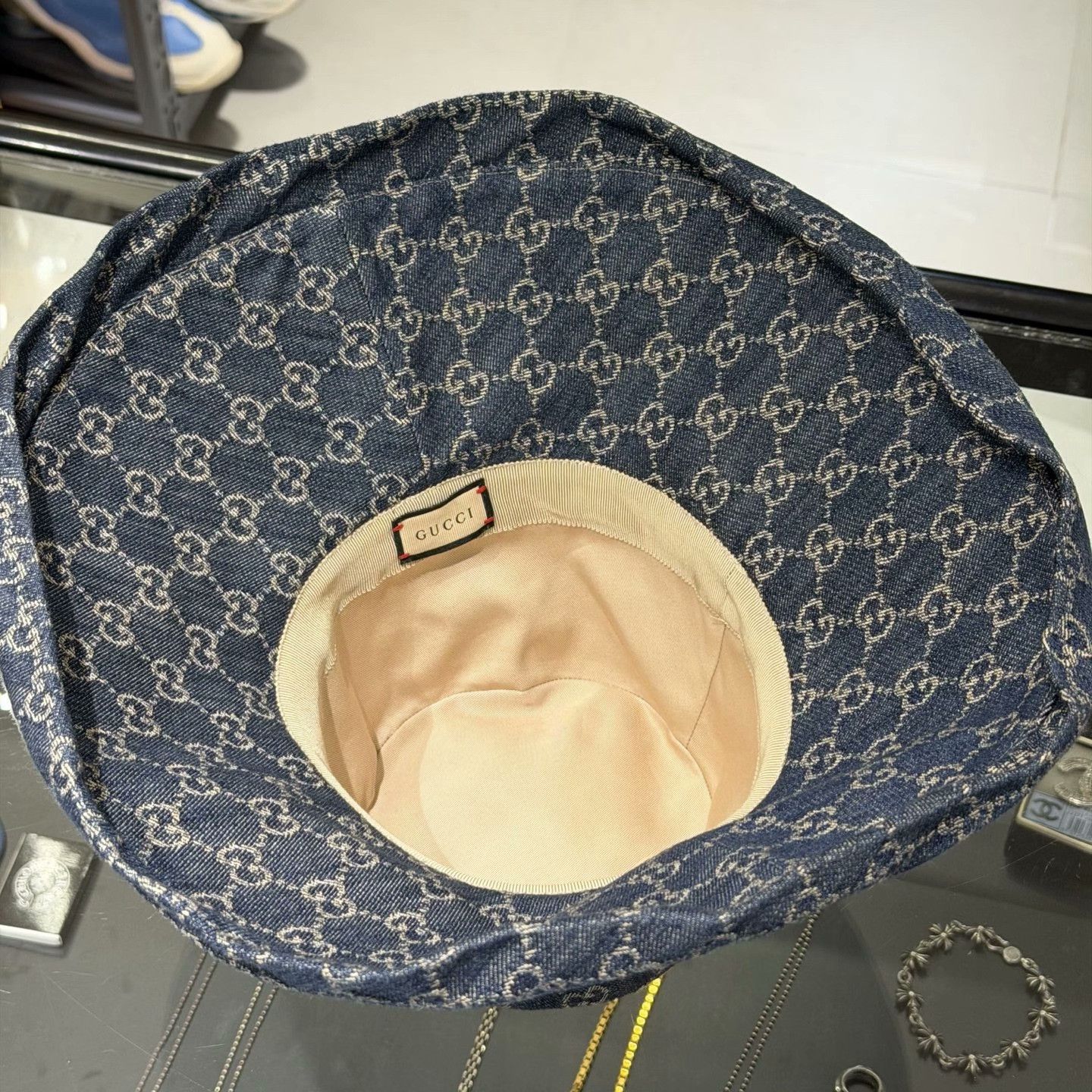 Gucci Gucci Denim Bucket Hat Size ONE SIZE - 4 Thumbnail