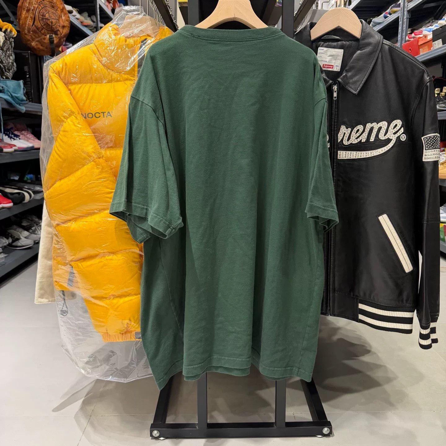 Balenciaga Balenciaga Two-Piece Spliced Green Unisex Short T Size US XS / EU 42 / 0 - 6 Thumbnail