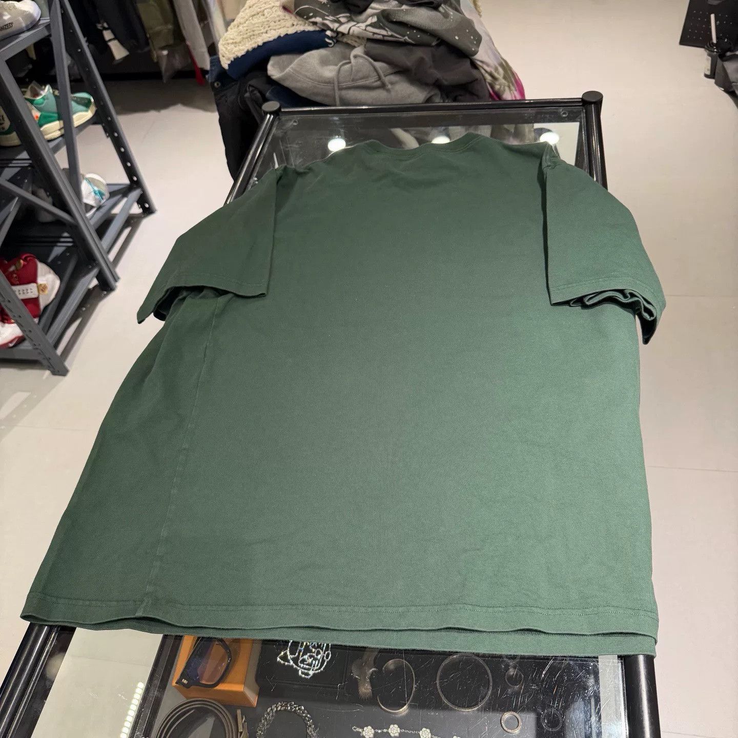 Balenciaga Balenciaga Two-Piece Spliced Green Unisex Short T Size US XS / EU 42 / 0 - 2 Thumbnail