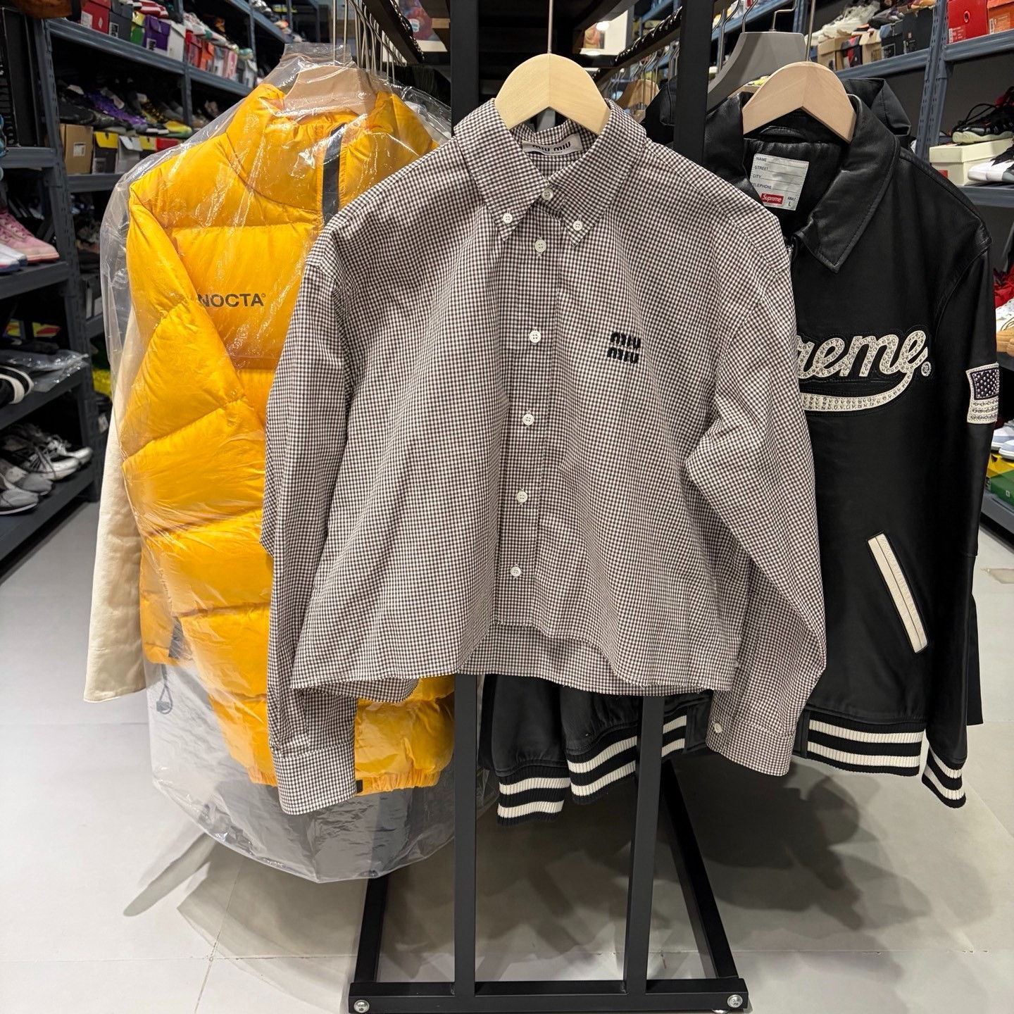 Miu Miu MIU MIU SS23 Logo Embroidered Check Shirt Size XS / US 0-2 / IT 36-38 - 5 Thumbnail