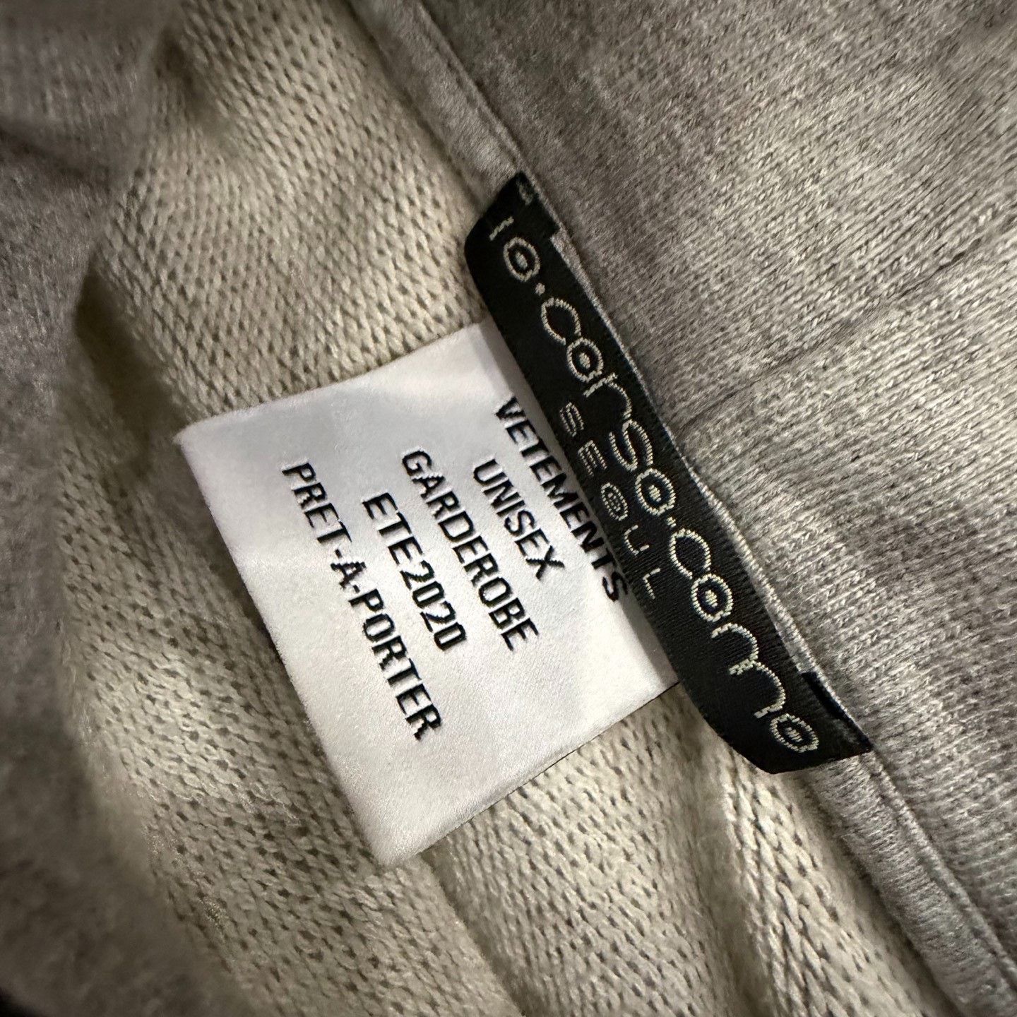 Vetements Vetements Gray Letter Hoodie Size M / US 6-8 / IT 42-44 - 5 Thumbnail
