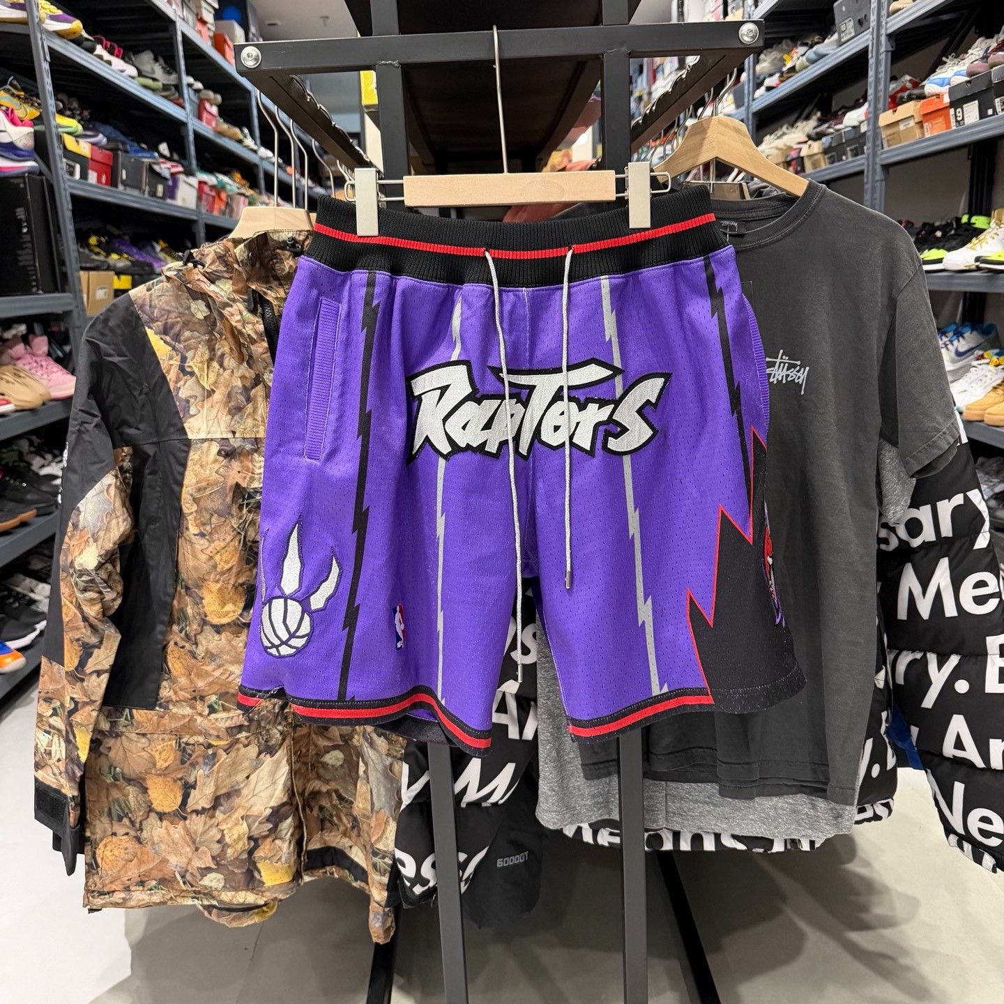Just Don Just Don x Mitchell & Ness Raptors Shorts Size US 30 / EU 46 - 5 Thumbnail