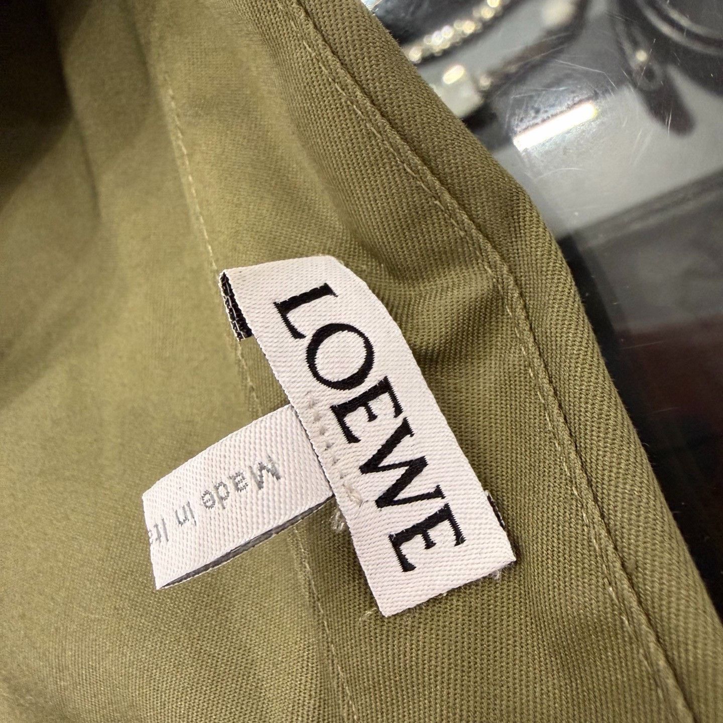Loewe LOEWE Men's Solid Single-Breasted Casual Shirt Size US XS / EU 42 / 0 - 5 Thumbnail
