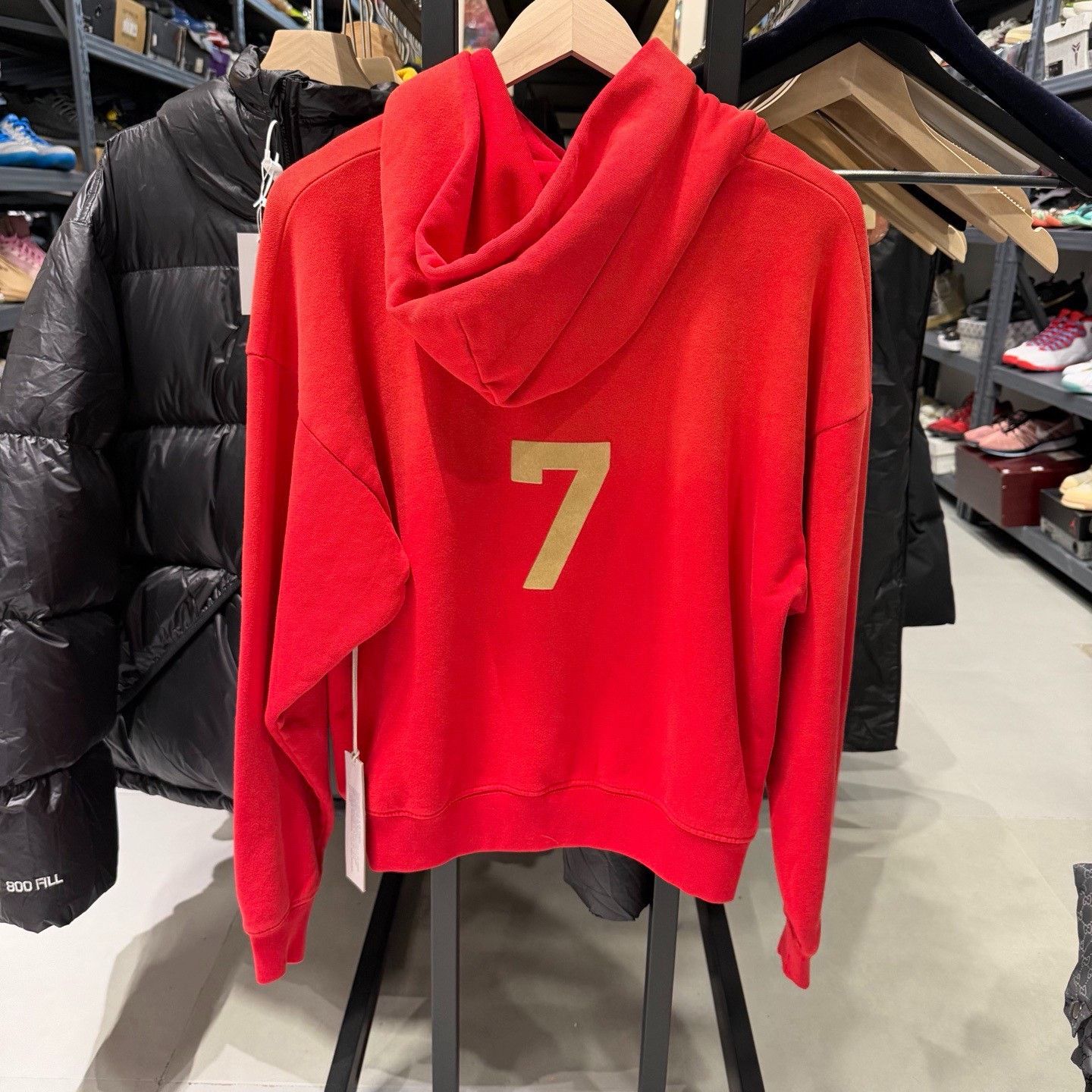 Fear of God Fear of God 7th Season Vintage Red Hoodie Size US XS / EU 42 / 0 - 2 Thumbnail